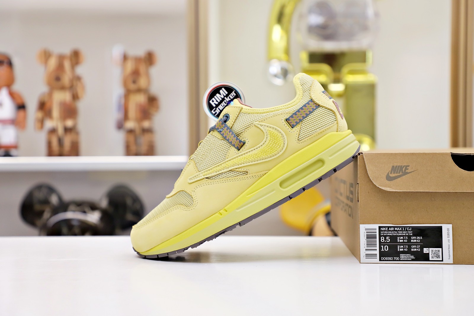 TRAVIS SCOTT X NIKE AIR MAX 1 WHEAT DO9392-700