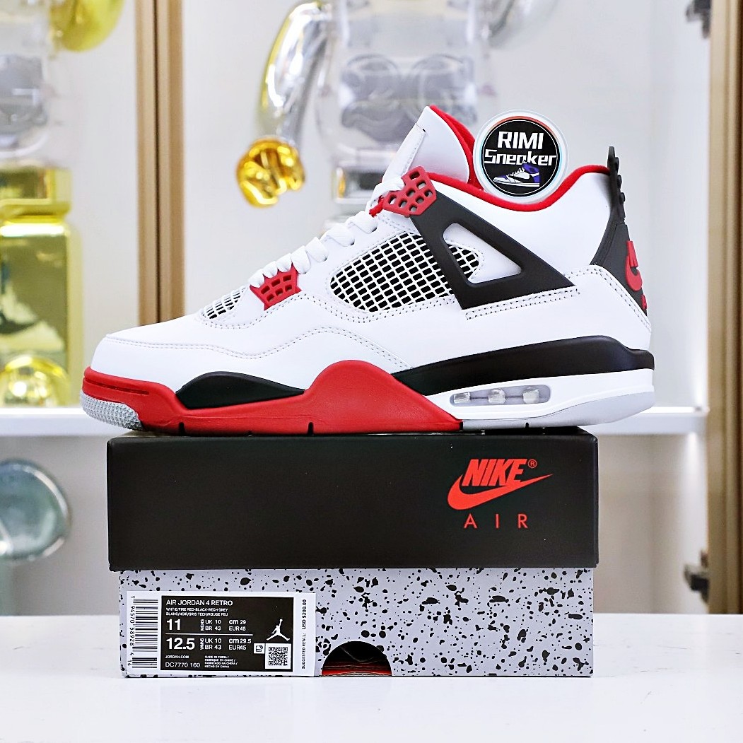AIR JORDAN 4 RETRO 'FIRE RED' 2020