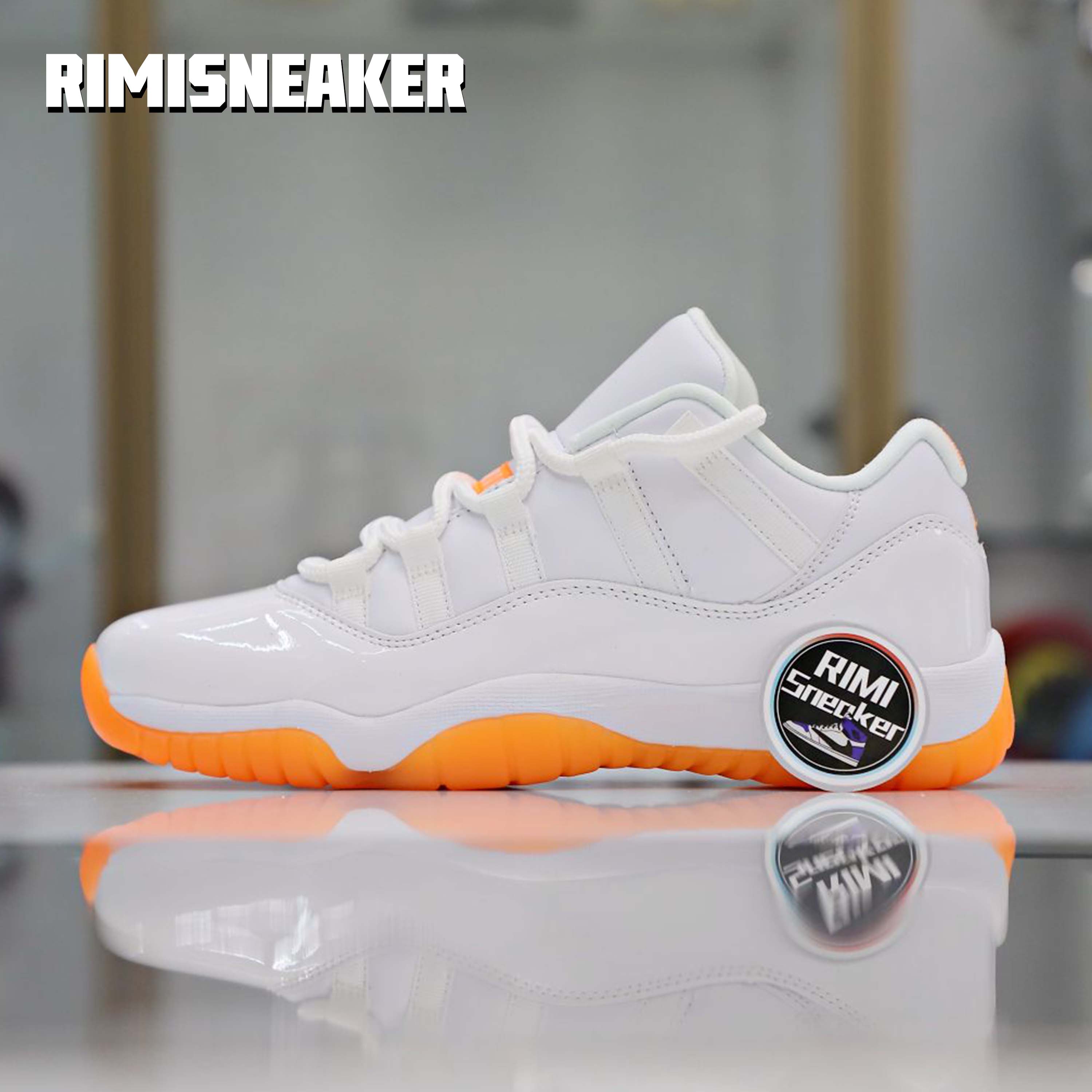 WMNS AIR JORDAN 11 RETRO LOW 'BRIGHT CITRUS'