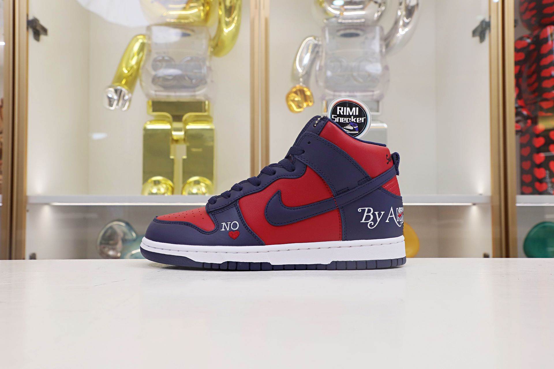 NIKE SB DUNK HIGH Svp*me BY ANY MEANS RED