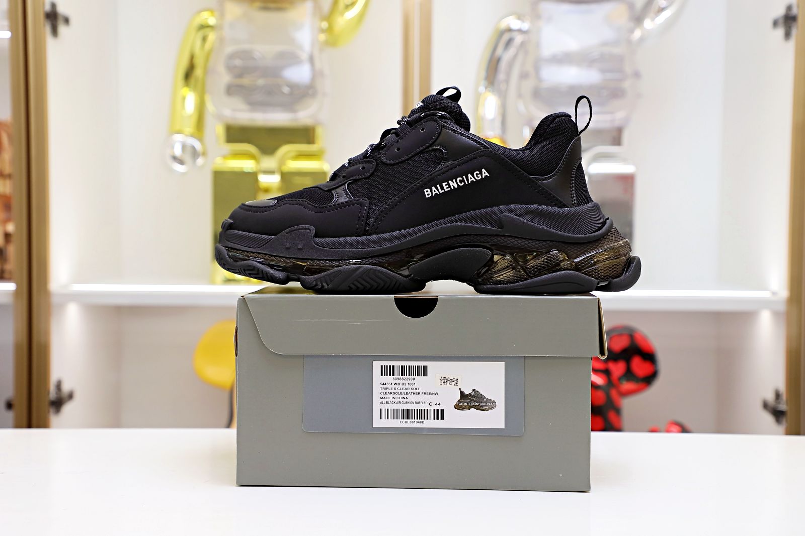 BLCG Track Sneakers TRIPLE S Black