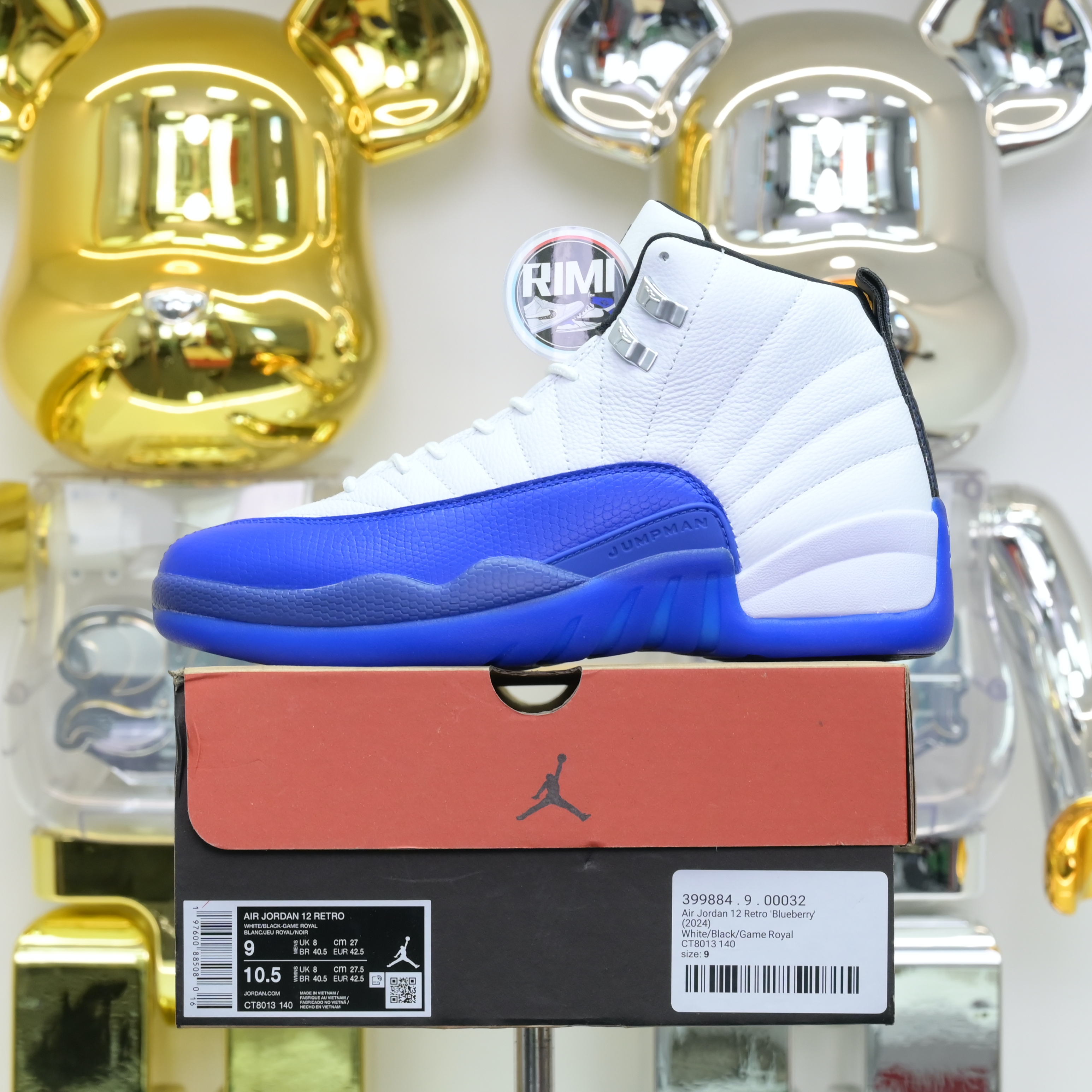 Air Jordan 12 Retro'Blueberry'(2024)