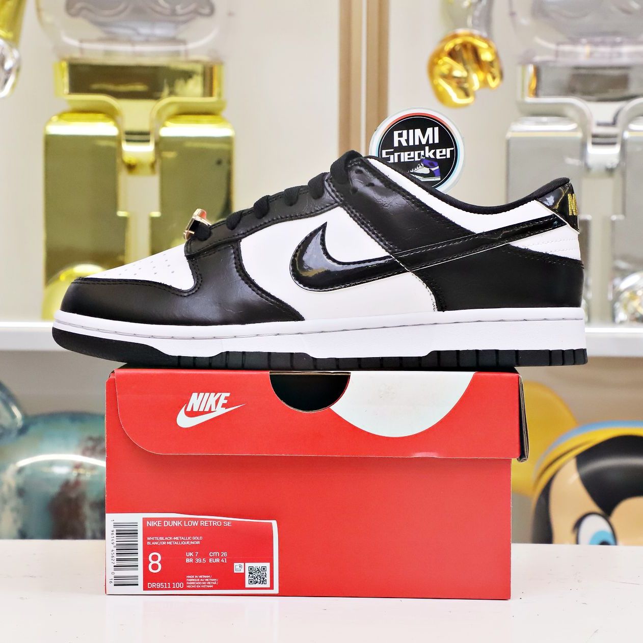 DUNK LOW PANDA 'BLACK WHITE' 2.0
