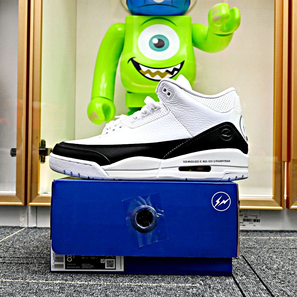 FRAGMENT DESIGN X AIR JORDAN 3 RETRO SP 'WHITE'