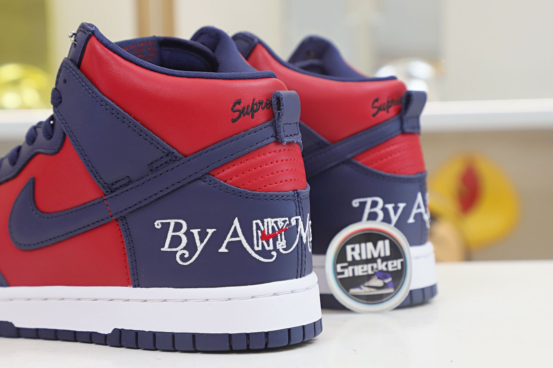 NIKE SB DUNK HIGH Svp*me BY ANY MEANS RED