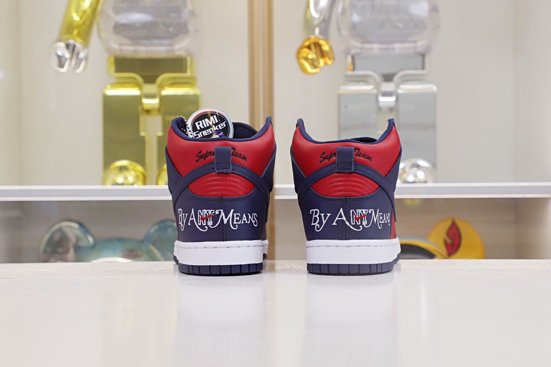 NIKE SB DUNK HIGH Svp*me BY ANY MEANS RED