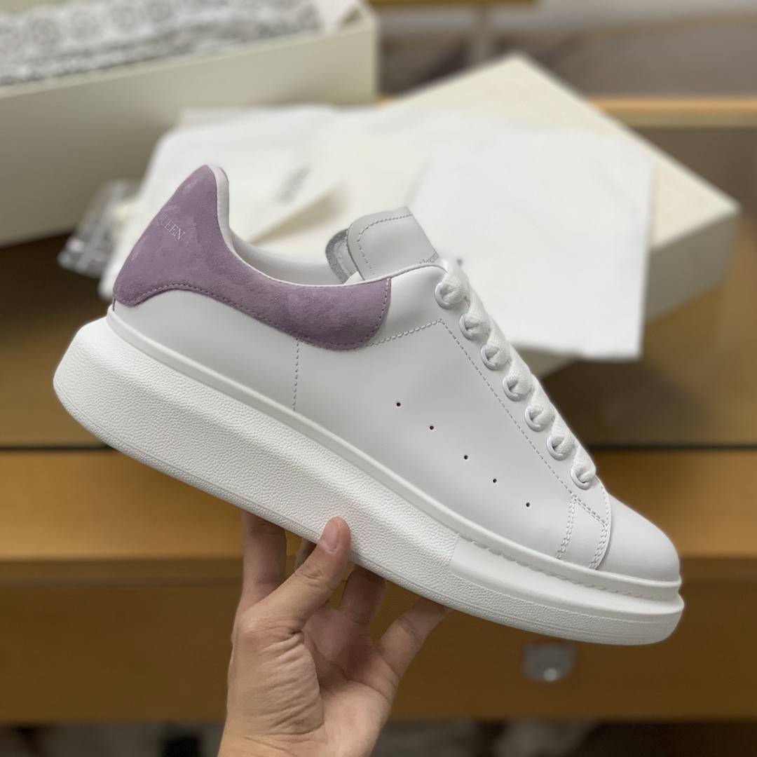 A1exa*der Mcqv*en MQ Lilac purple veL*Vet tail Sneakers