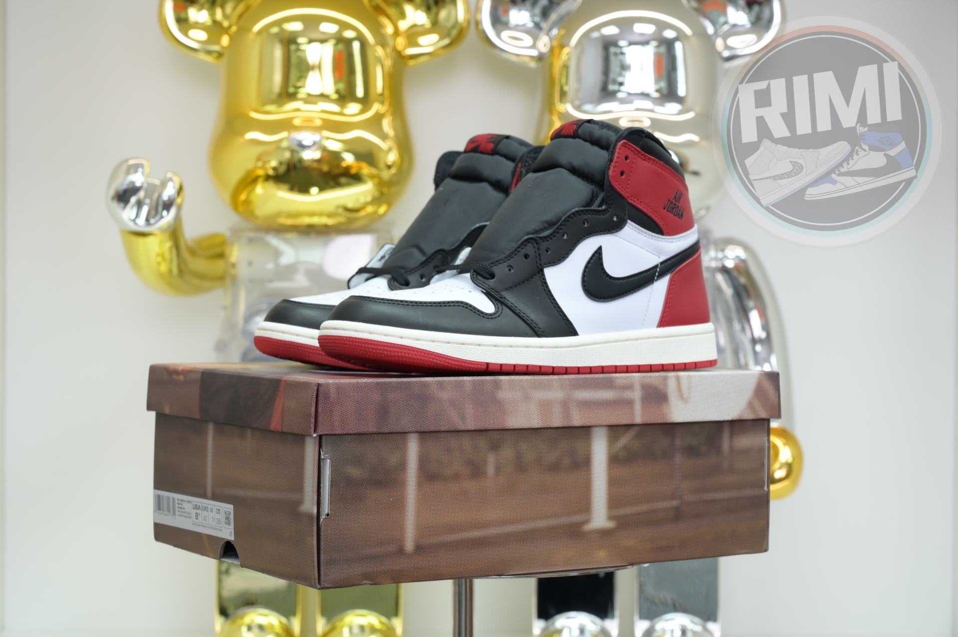 Jordan Air Jordan 1High OG“Black Toe Reimagined”