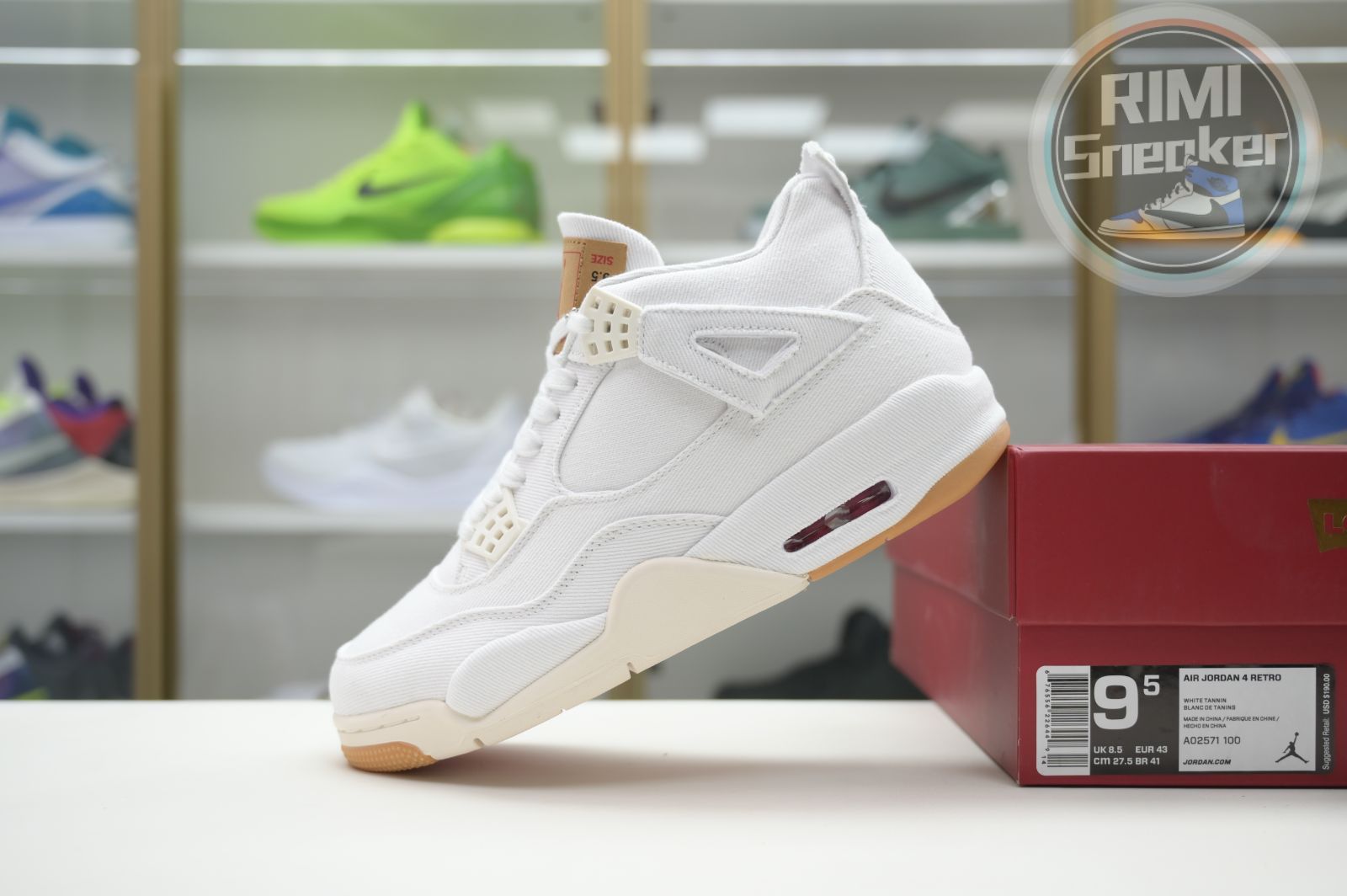 Jordan Air Jordan 4 Leu*s white (Leu*s tag)
