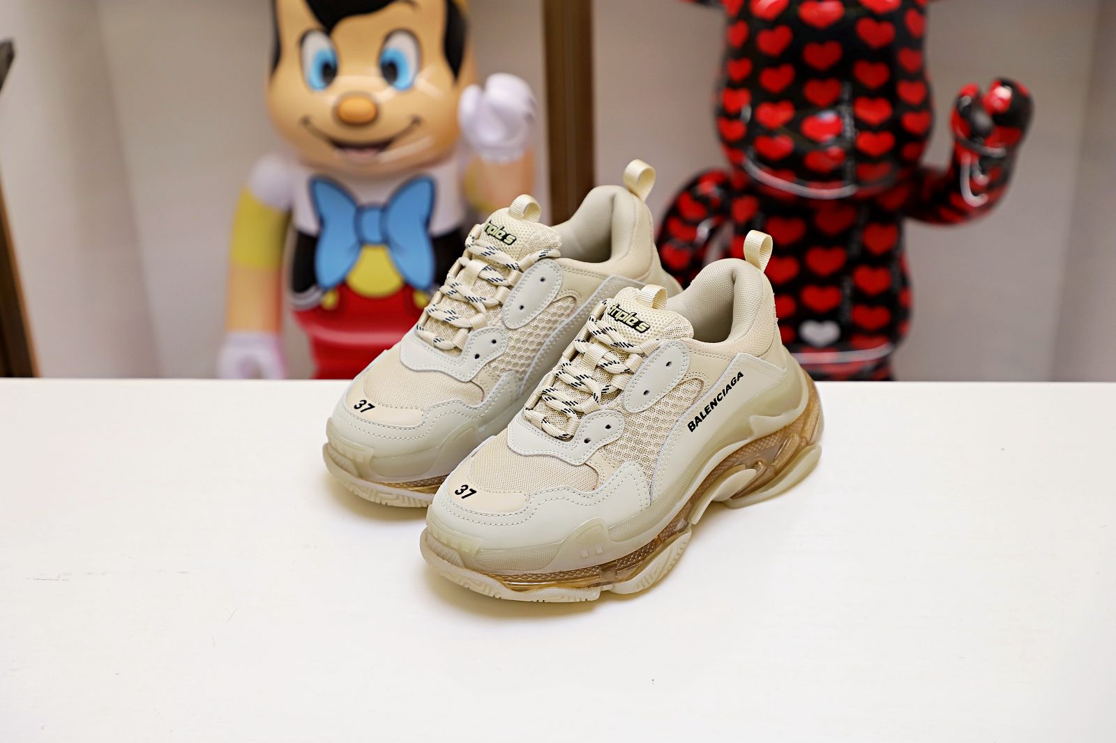 BLCG Track Sneakers Triple S Clear Sole