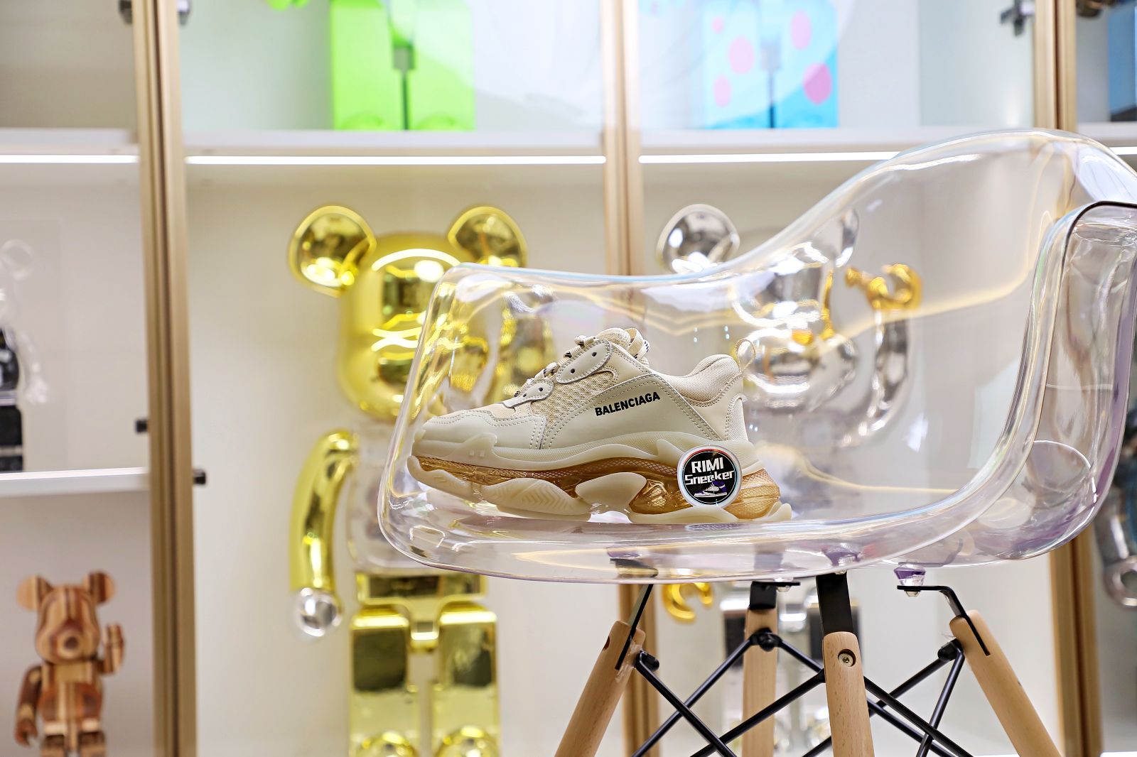 BLCG Track Sneakers Triple S Clear Sole