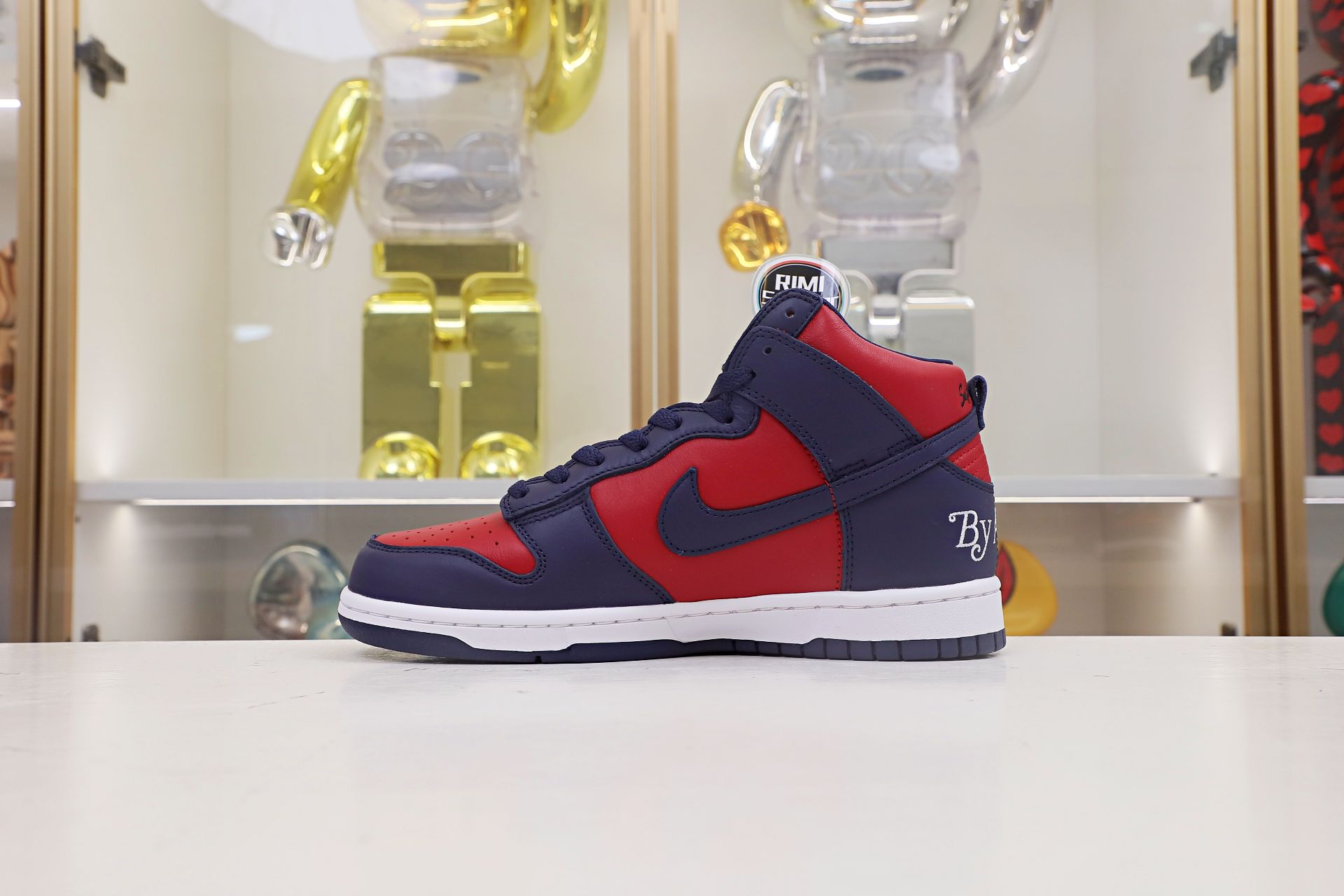 NIKE SB DUNK HIGH Svp*me BY ANY MEANS RED