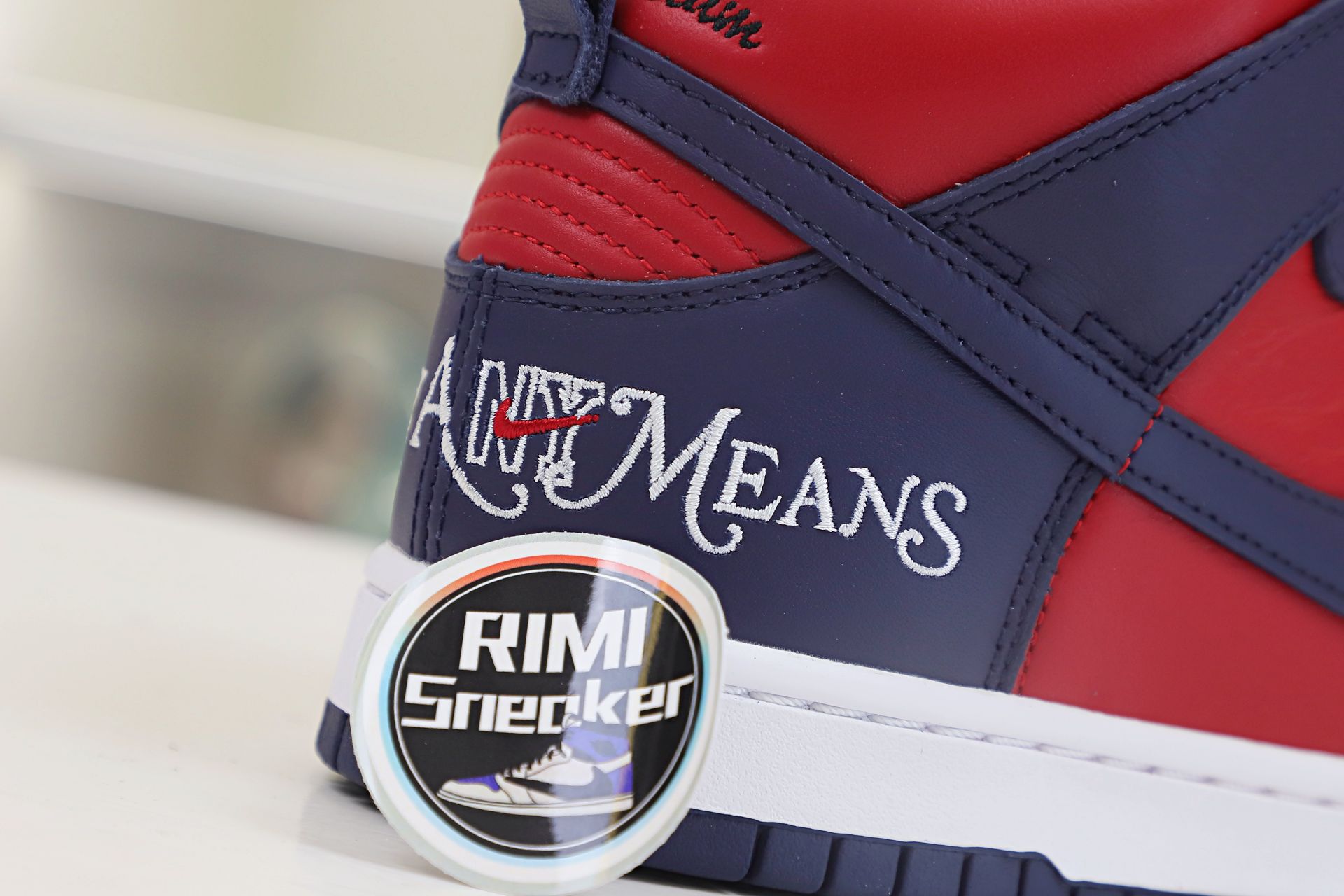 NIKE SB DUNK HIGH Svp*me BY ANY MEANS RED