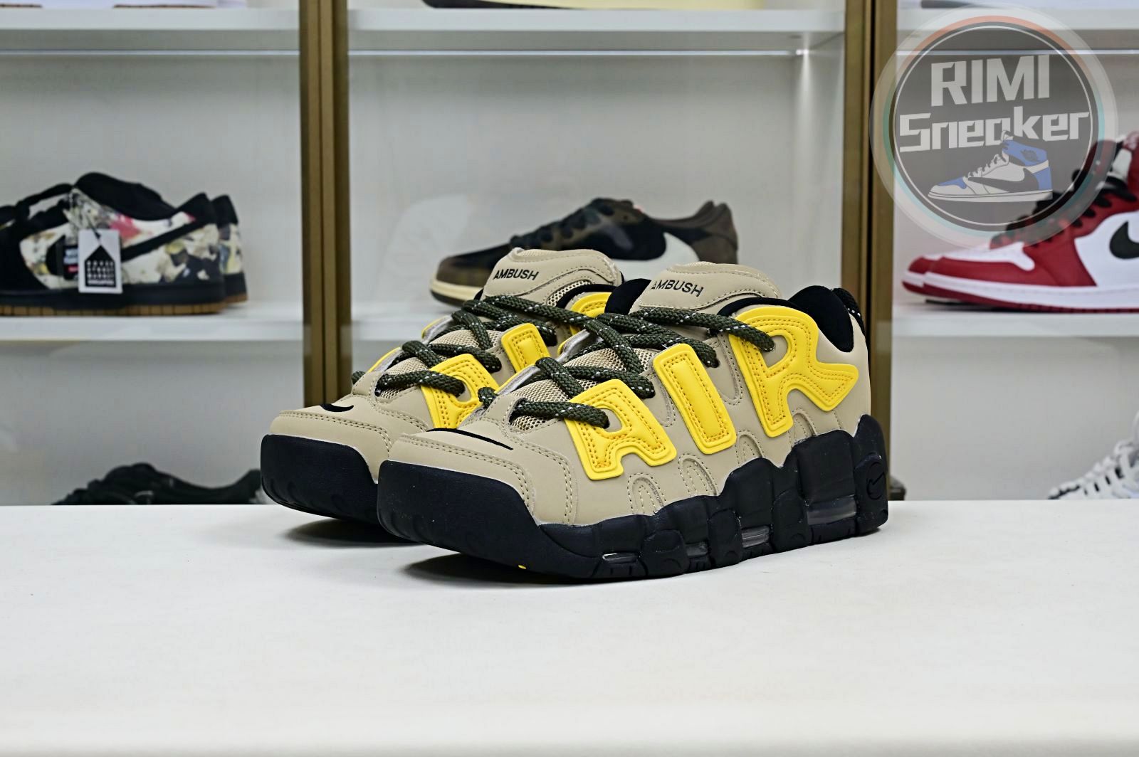 AMBUSH x Nike Air More Uptempo Low"Limestone"
