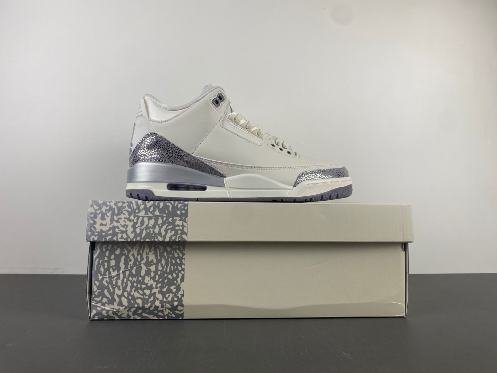 Air Jordan 3 Sail/Metallic Silver CK9246-100