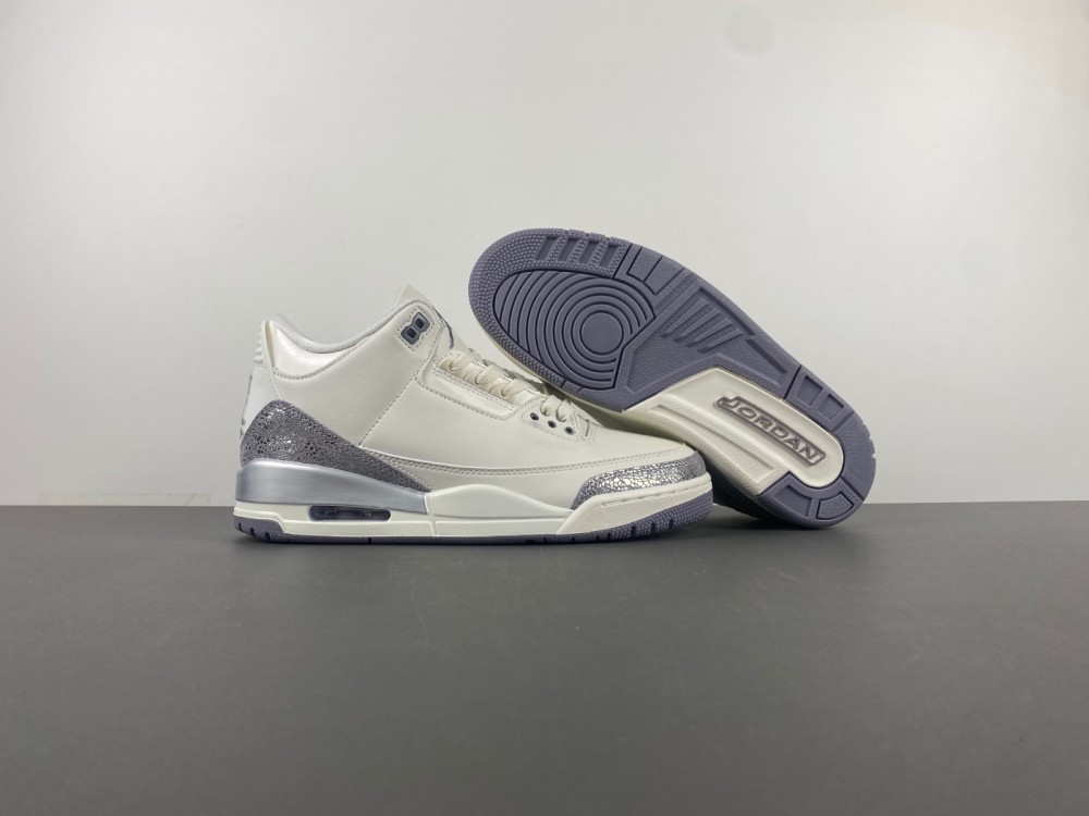 Air Jordan 3 Sail/Metallic Silver CK9246-100