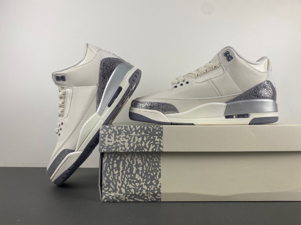 Air Jordan 3 Sail/Metallic Silver CK9246-100