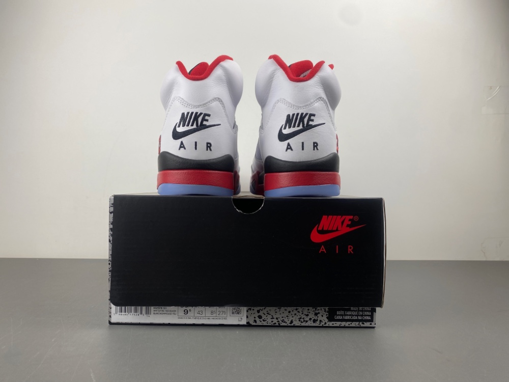 Air Jordan 5 Fire Red Black Tongue HQ7978-101