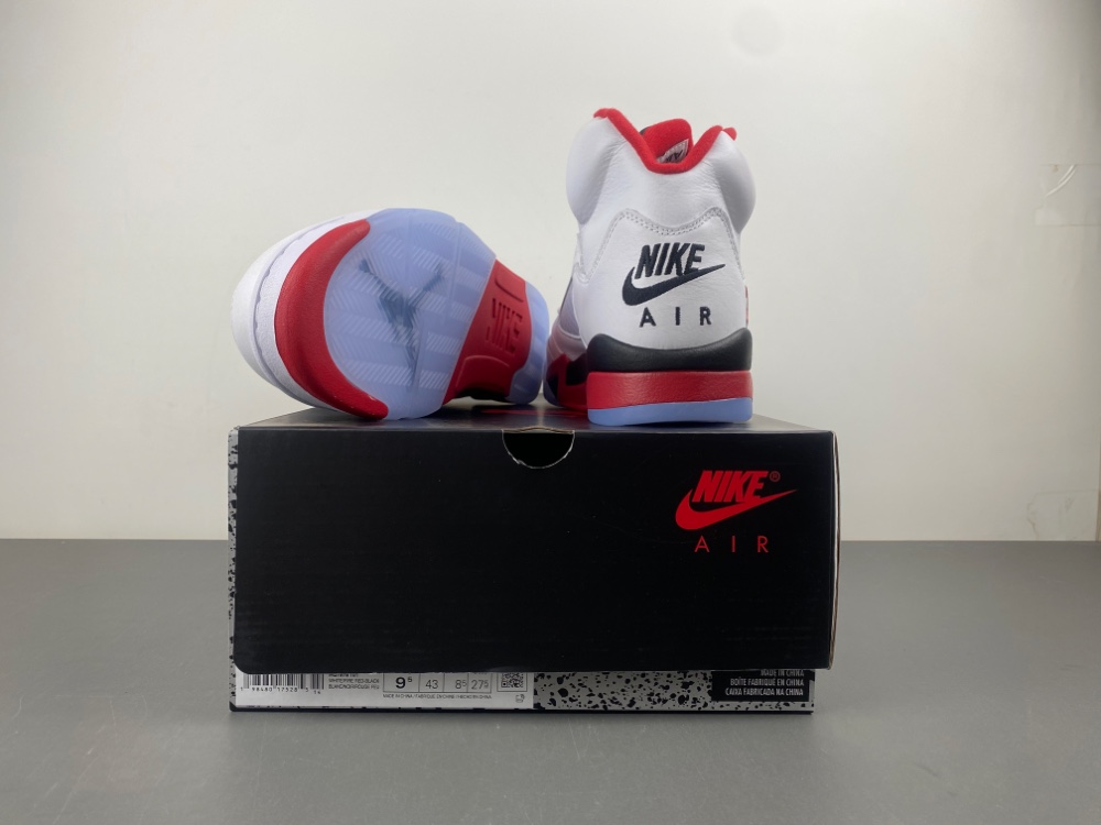 Air Jordan 5 Fire Red Black Tongue HQ7978-101