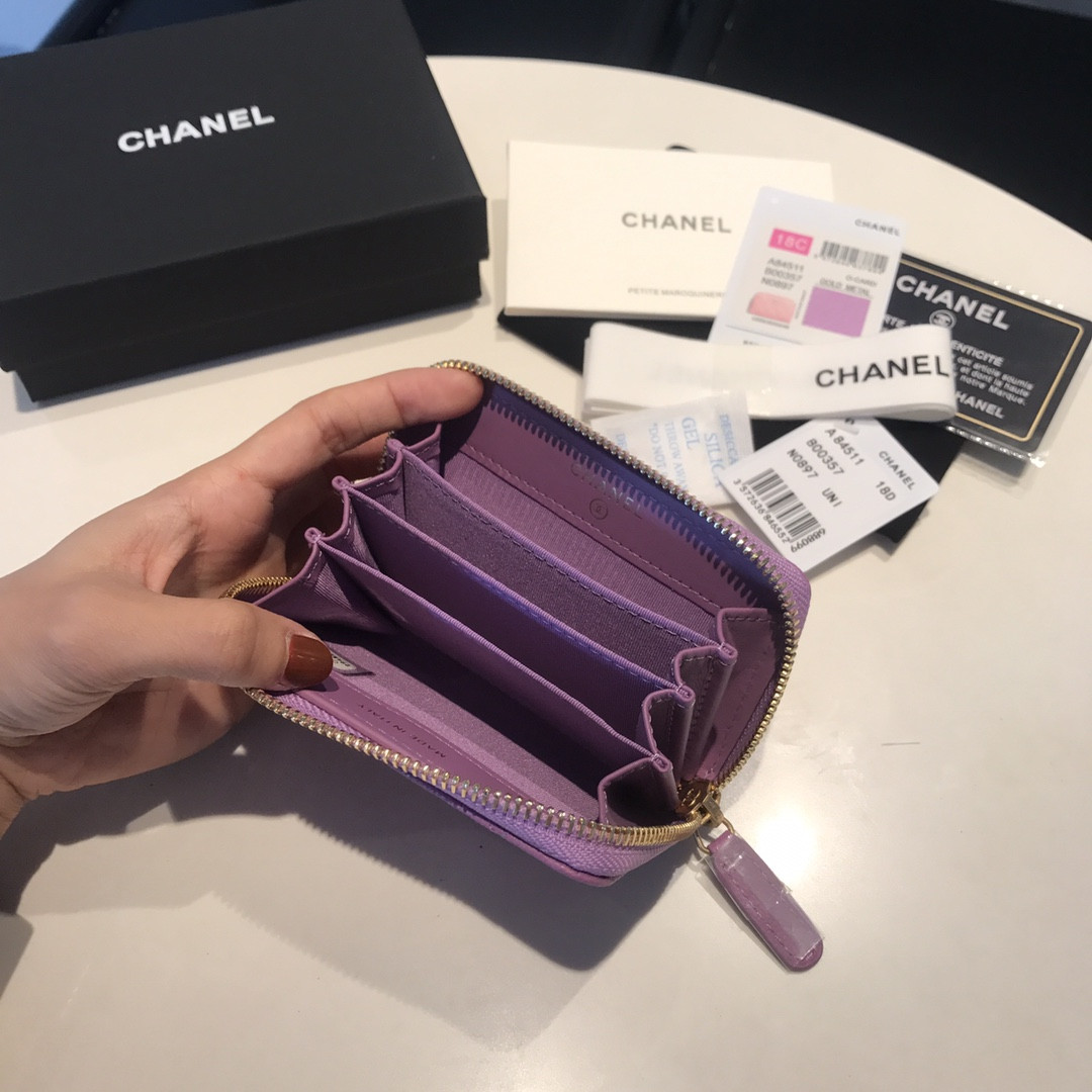 Chanle Zipped Wallet