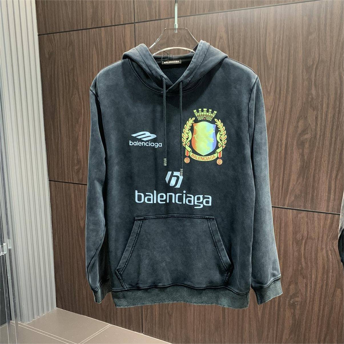 Ba1en*iaga Men's casual hooded sweatshirt