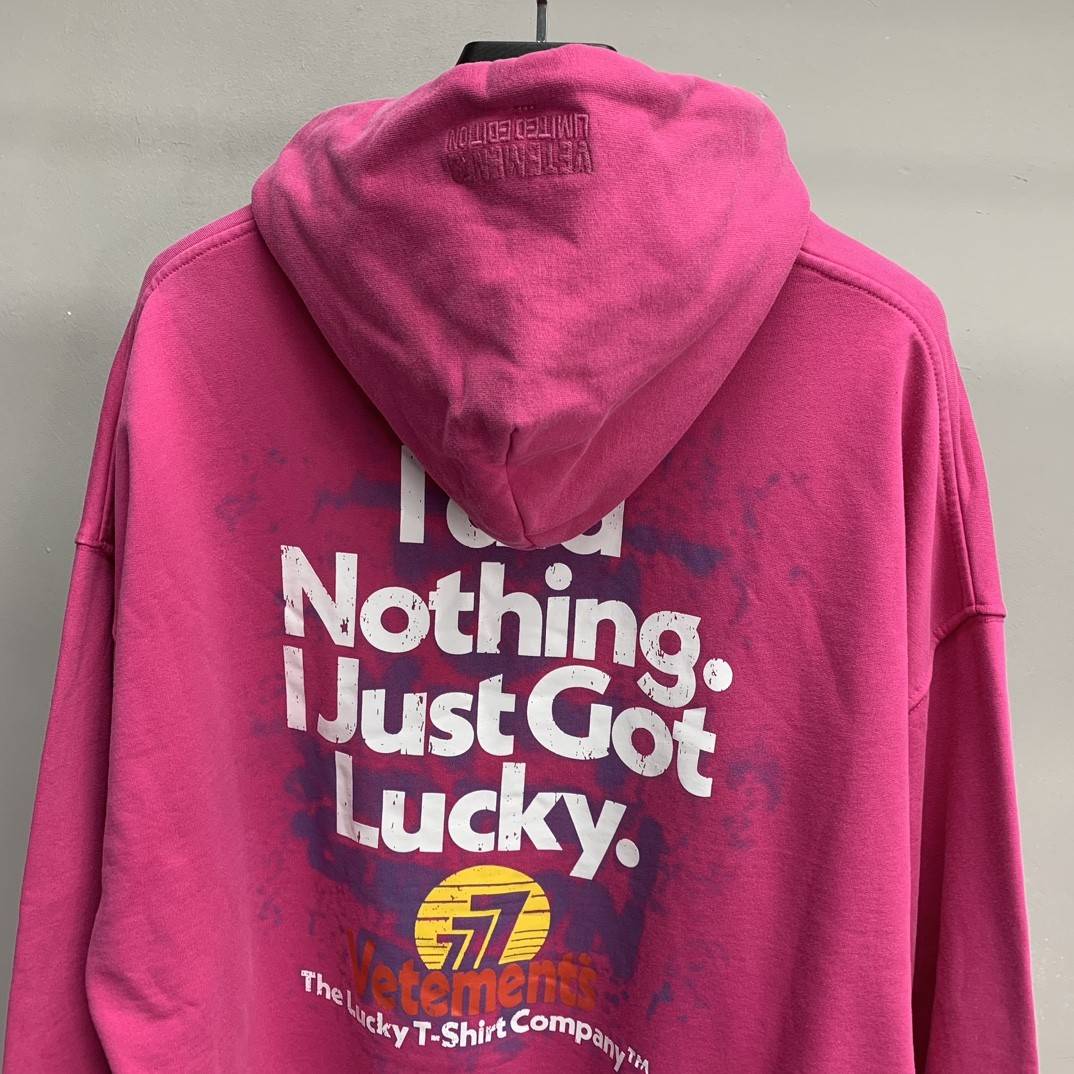 Ba1en*iaga Lucky hooded sweatshirt