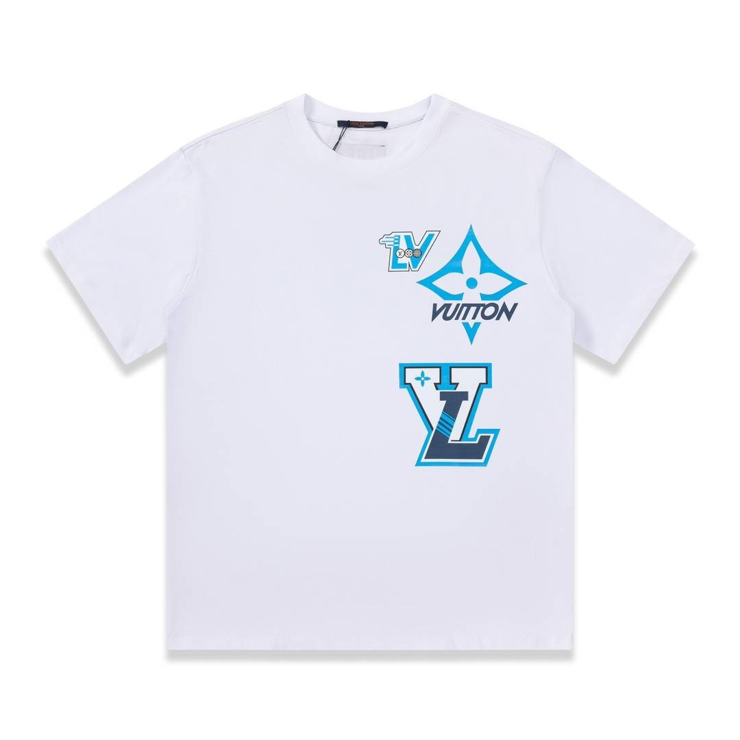 L0vis Vvtt0n 23SS logo printed t-shirt