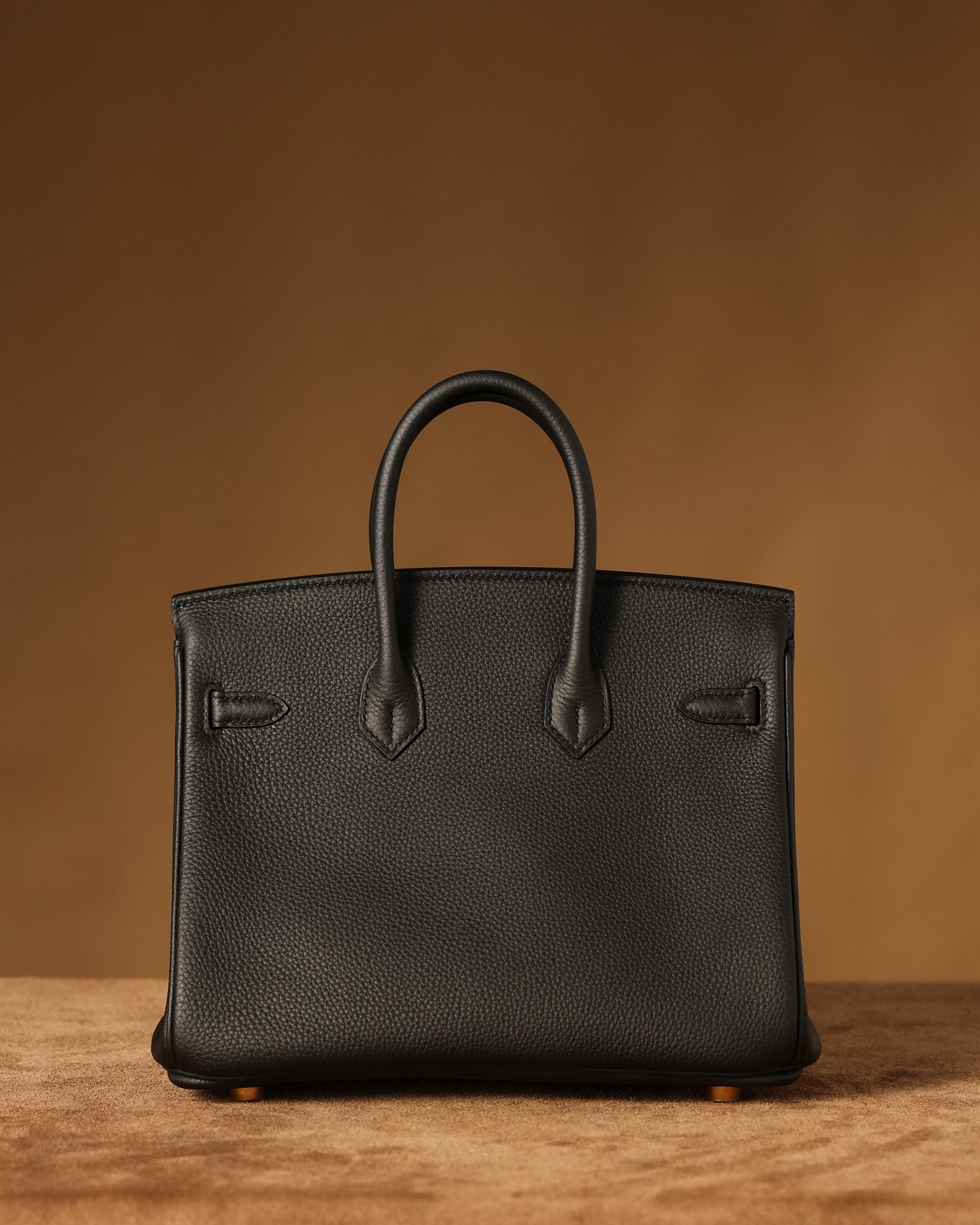 H**me5 Birkin 25cm black gold buckle Size: 20 X 25 X 13CM