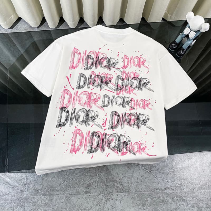 Classic All-Over Graffiti Print T-Shirt