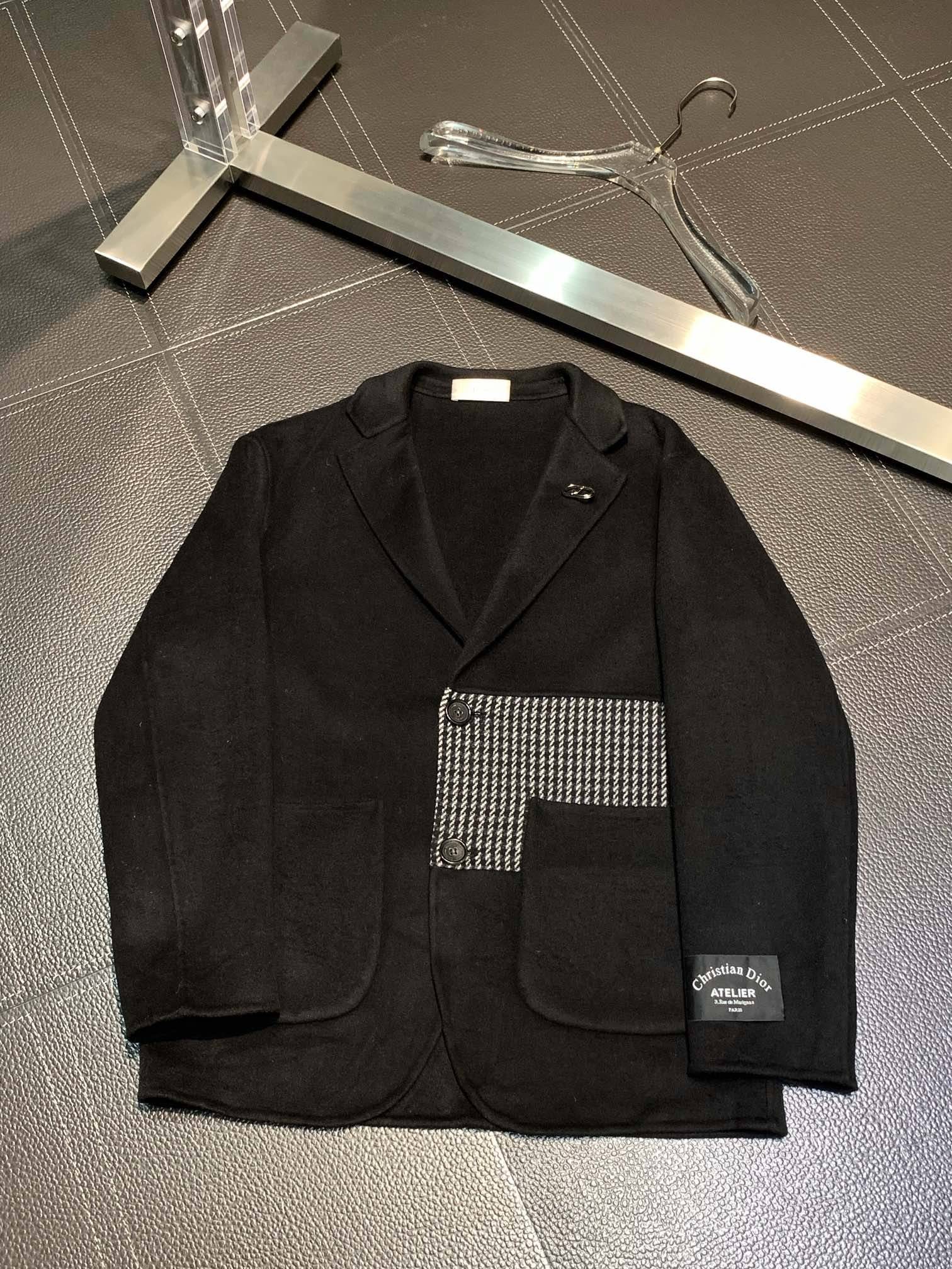 D10r men's lambswool coat