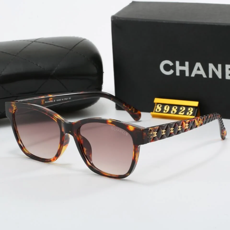 Elegant Style D1am0nd Pattern Temple Sunglasses