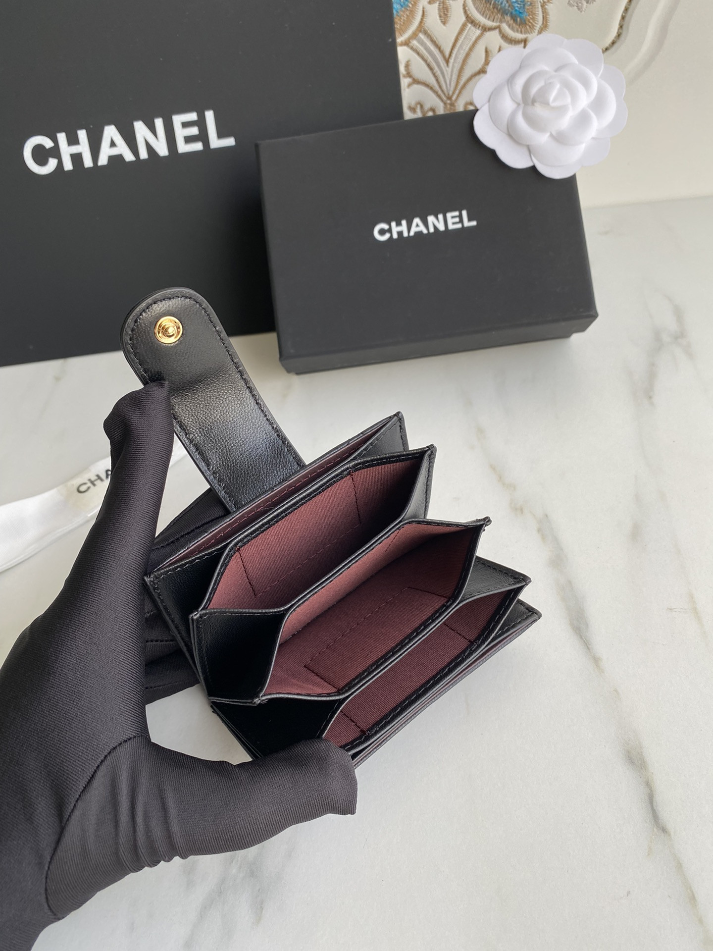 Chanle Flap Wallet