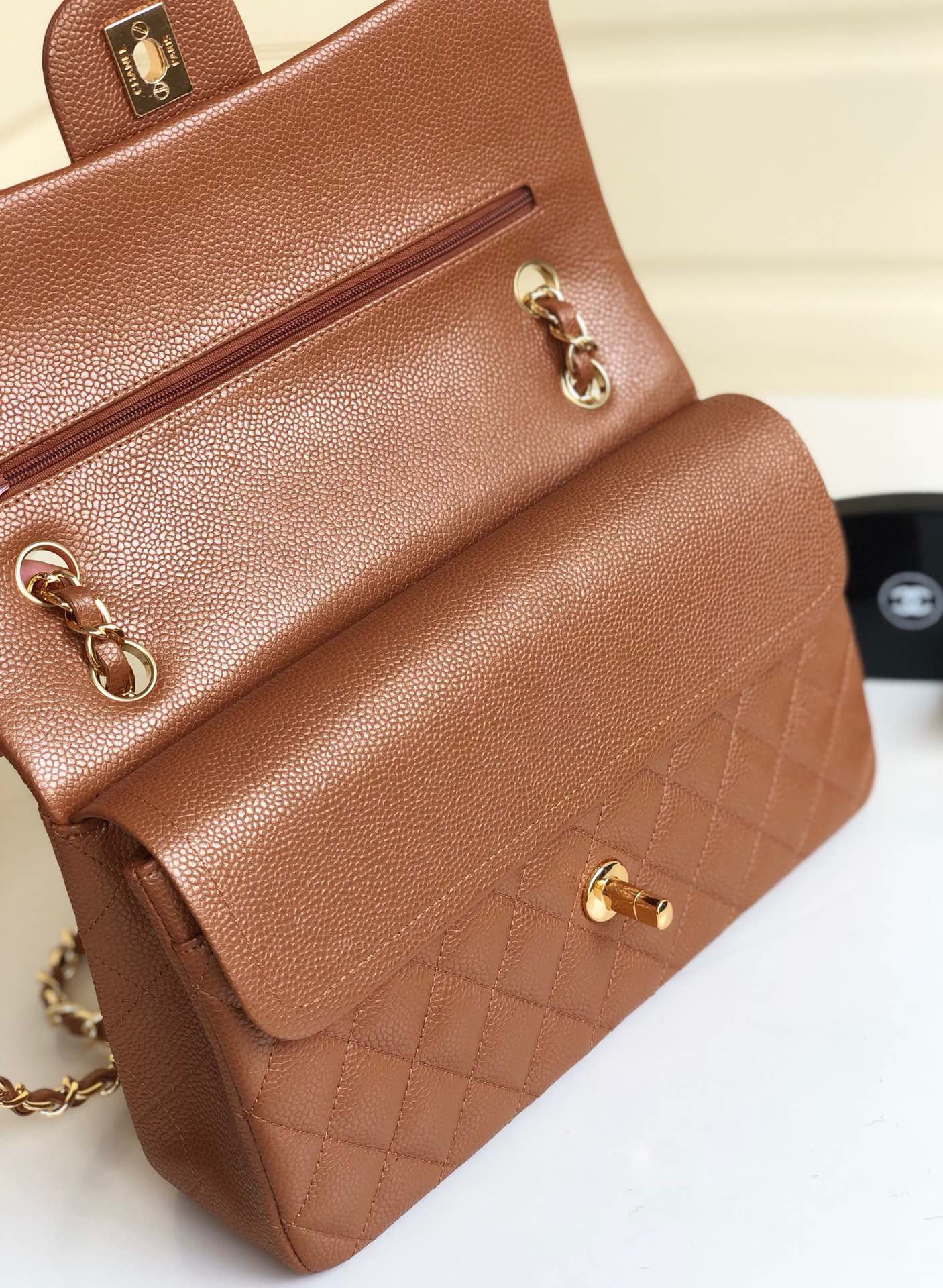Chanle Classic Double Flap Gold Hardware