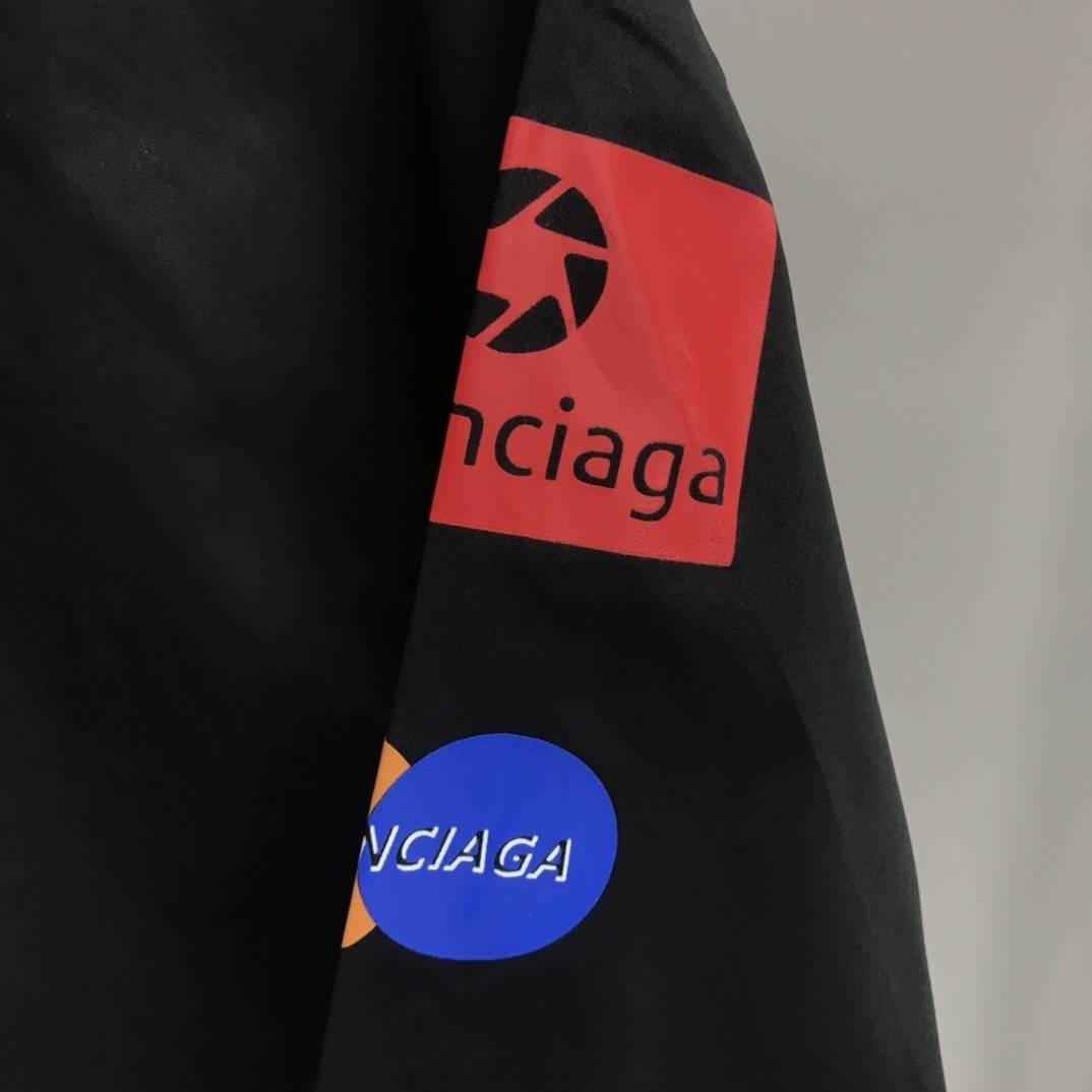 Ba1en*iaga LOGO LOGO racing style long sleeve shirt