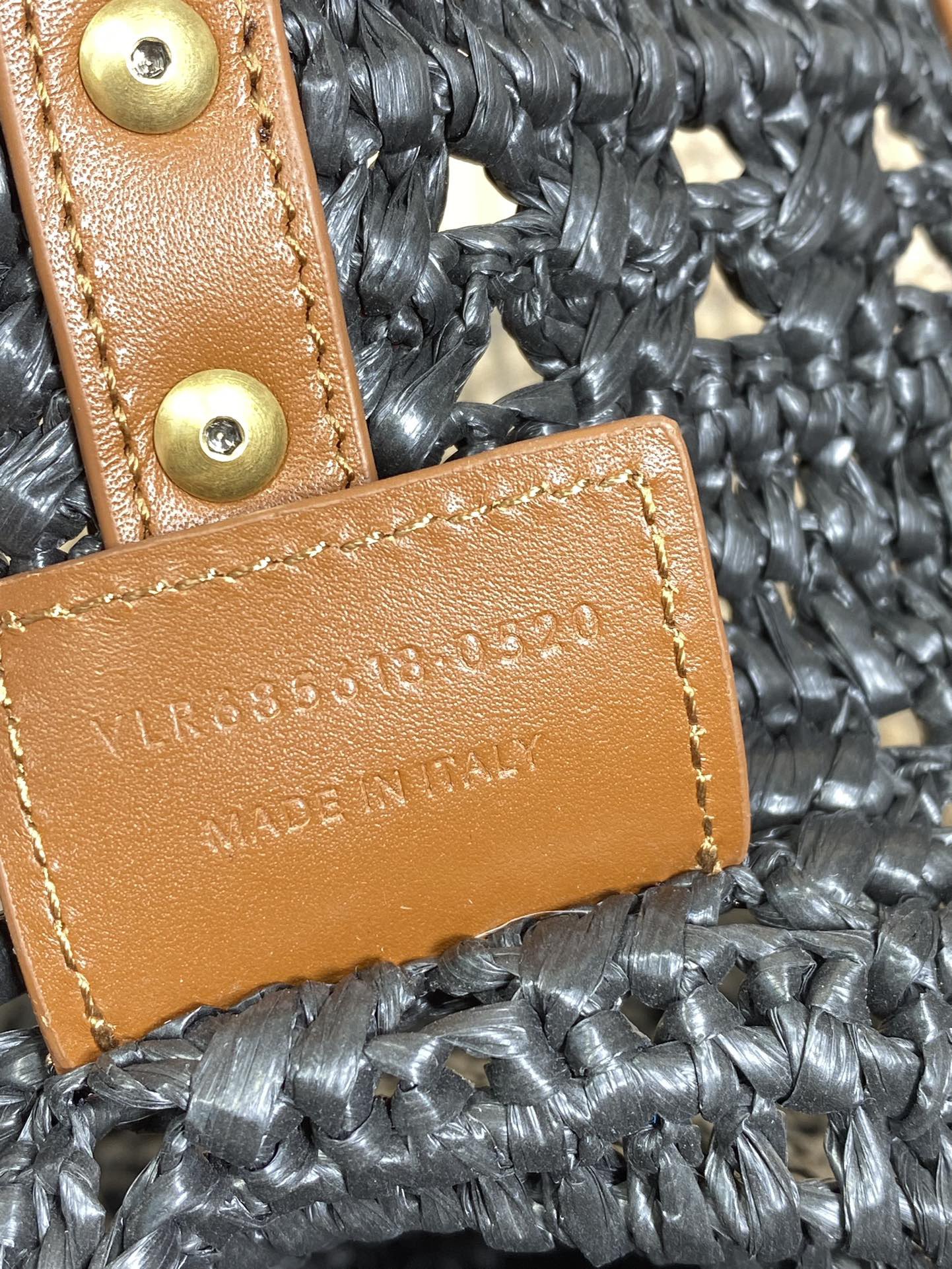 Y51 straw tote basket, pure handmade. 685618 Size: 55*31*28cm