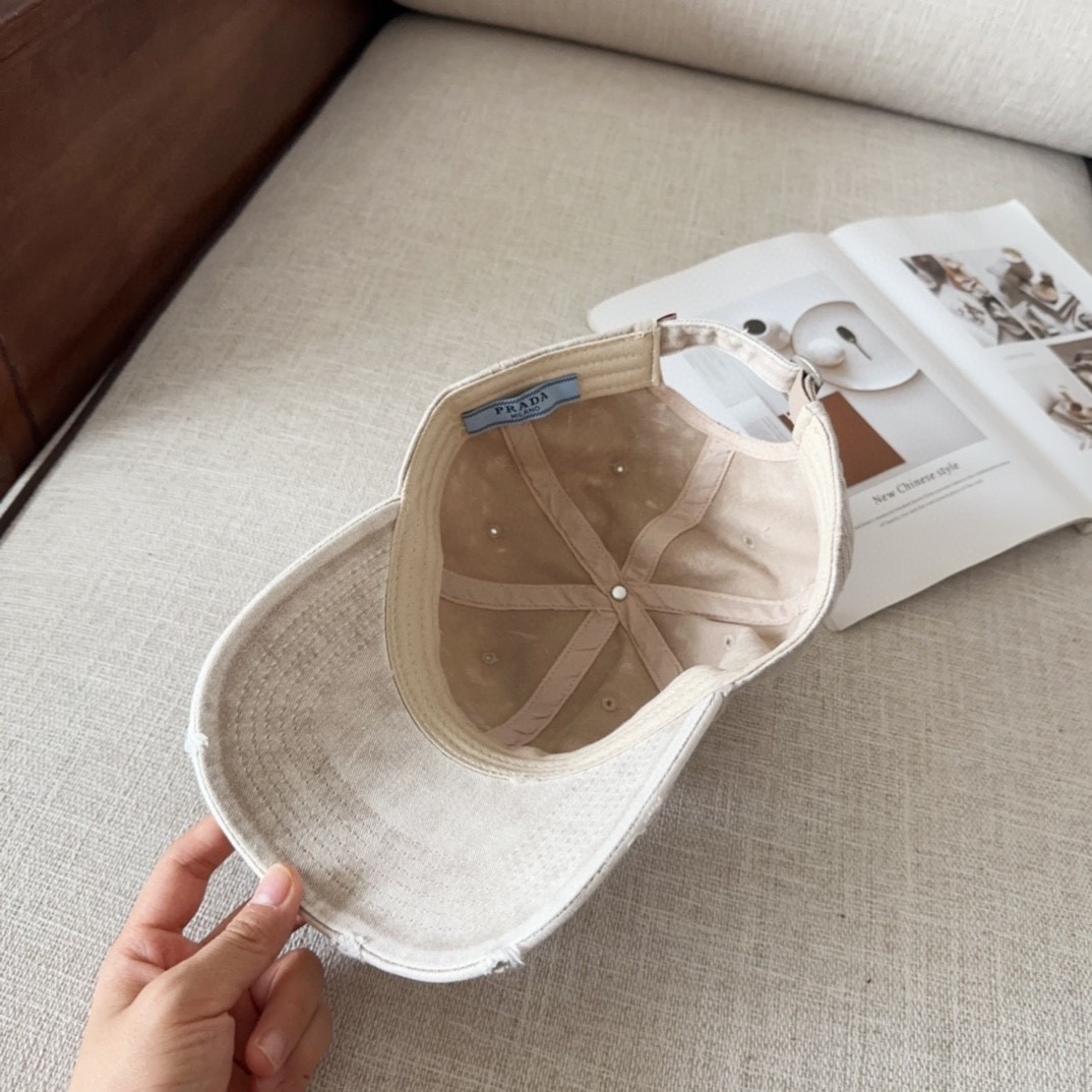 [#4811」 Pra*a baseball cap peaked ca p hat