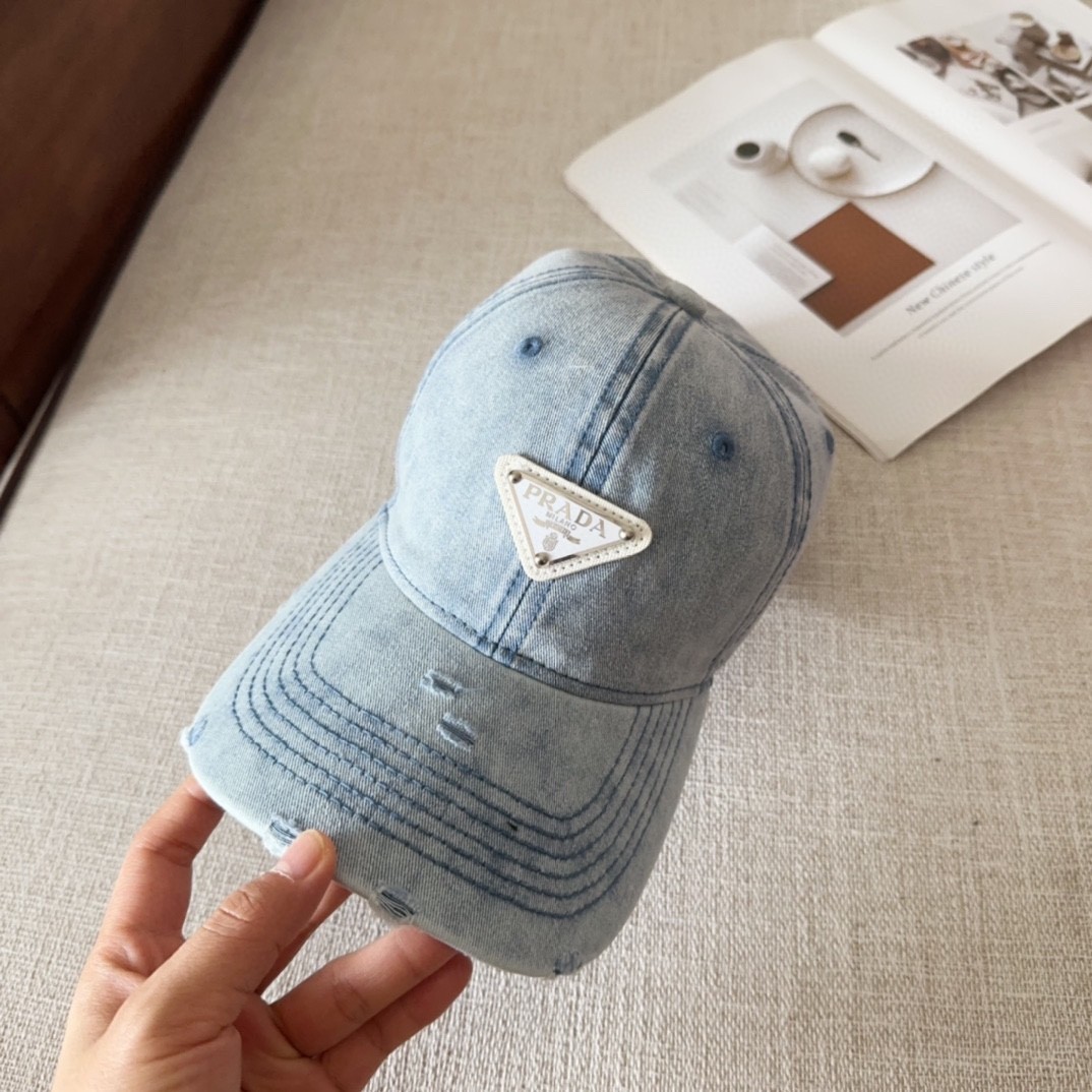 [#4813] Pra*a baseball cap peaked ca p hat