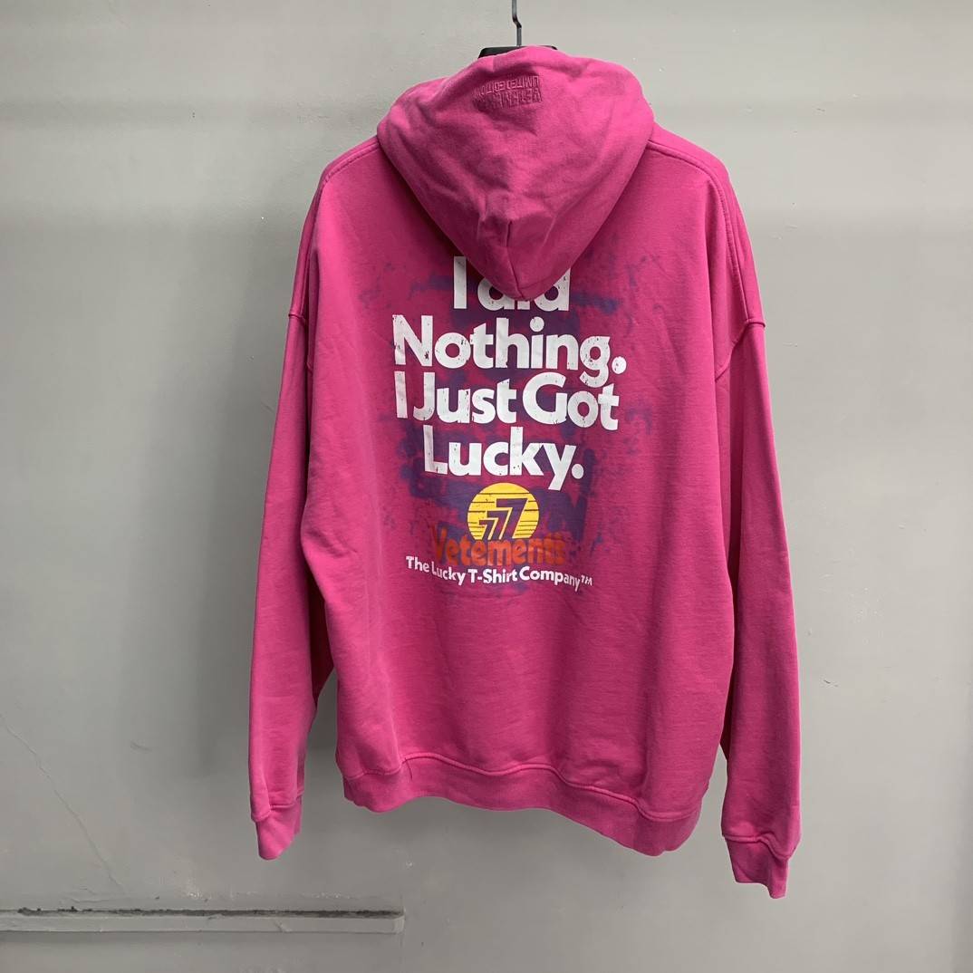 Ba1en*iaga Lucky hooded sweatshirt
