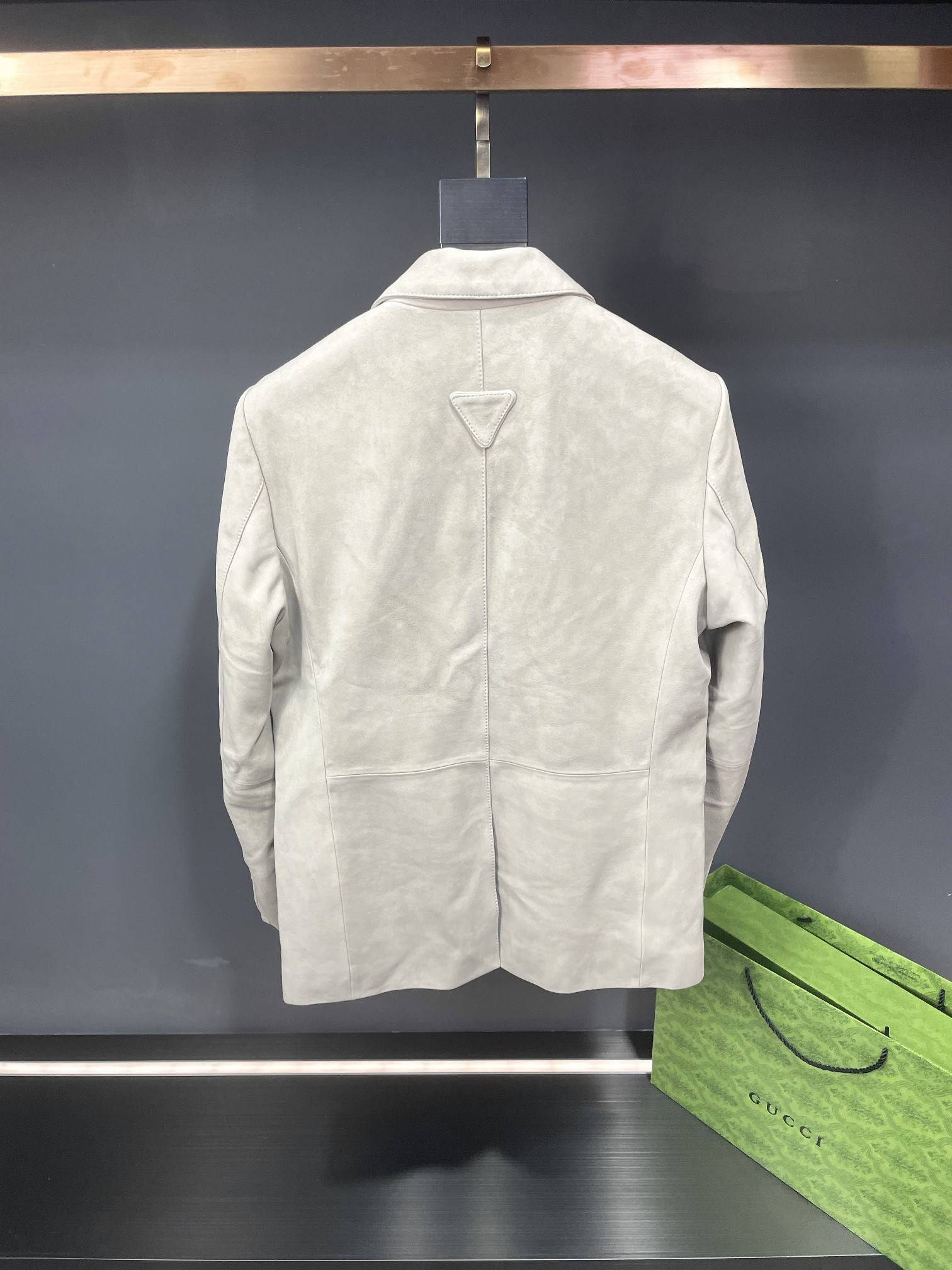 Pra*a deerskin blazer