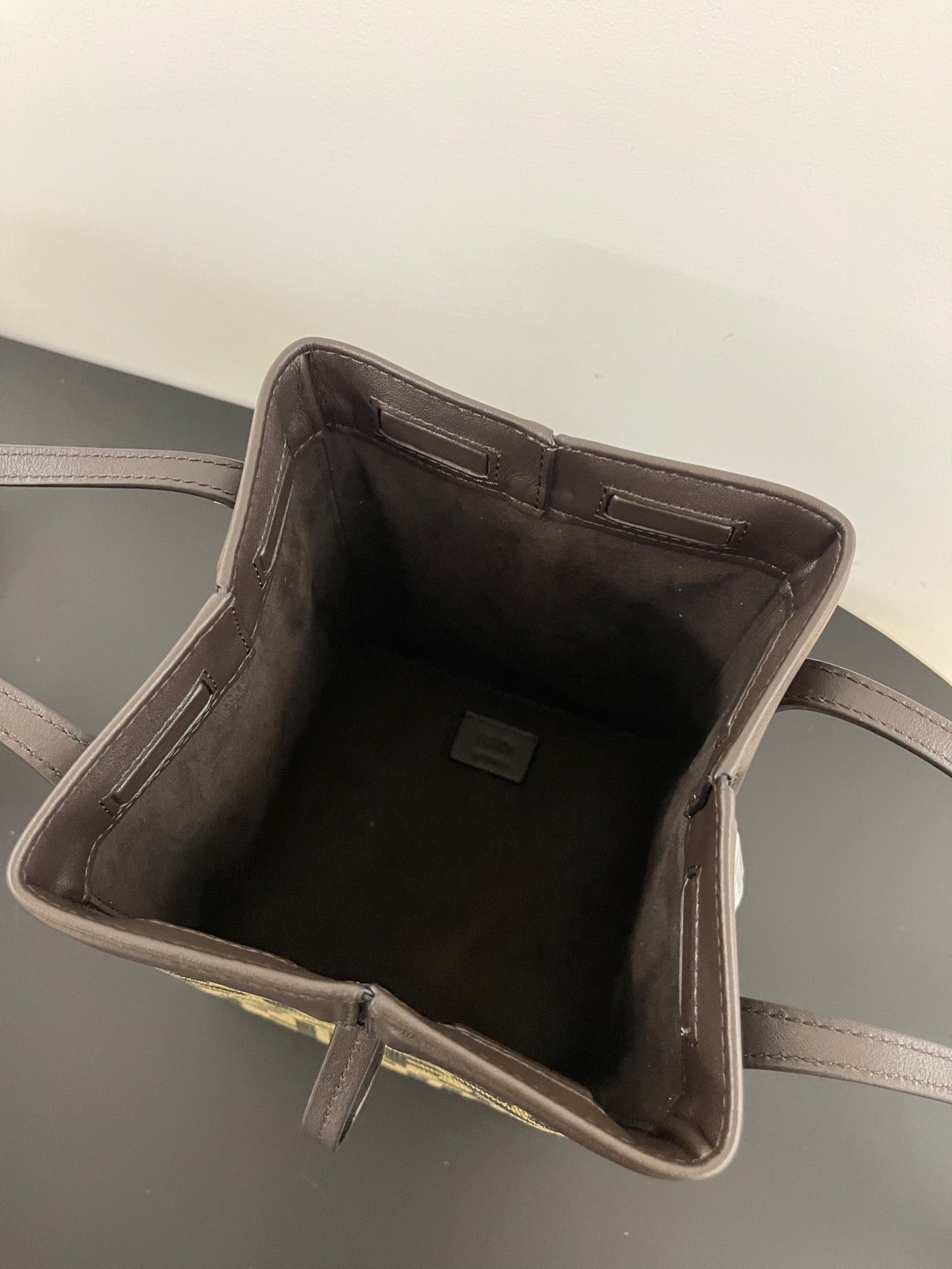 F**di Mini Size Old Flower Latest Flow Origami Magic Bag Size: 15cmx18.5x15cm