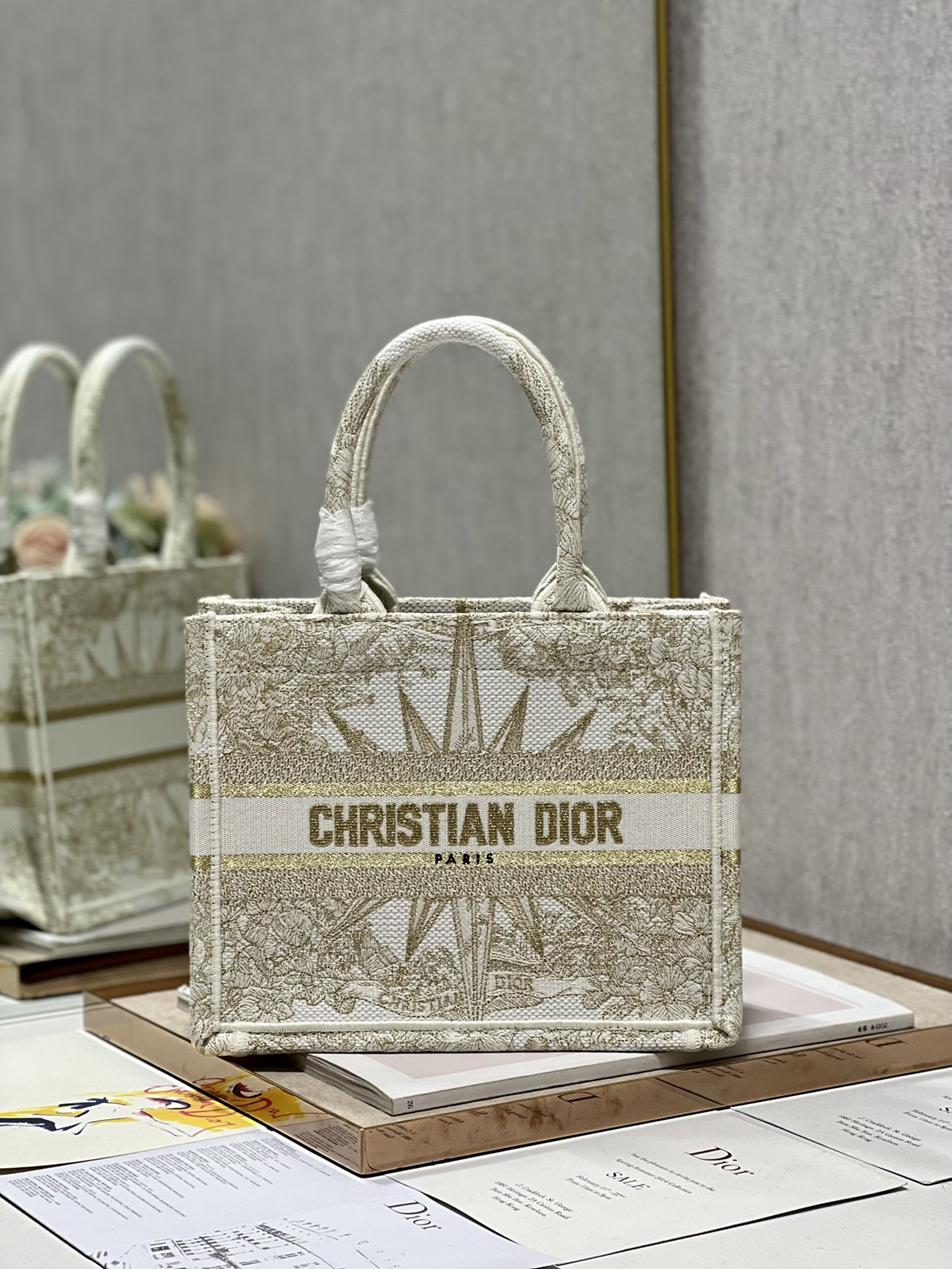 Small D10r Book Tote