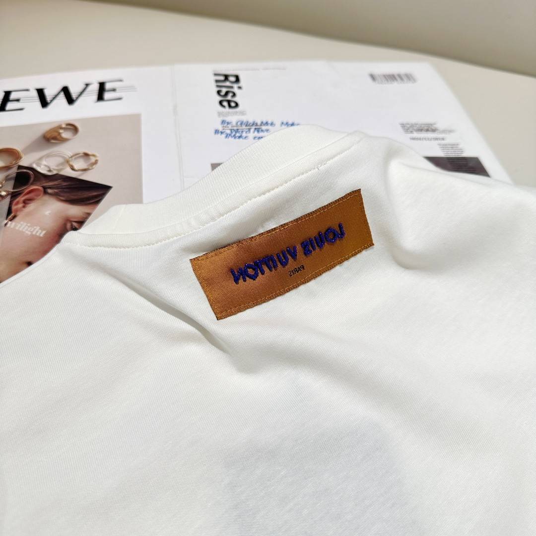 L0vis Vvtt0n 24ss Spring Dragon Year Limited Cotton T-shirt