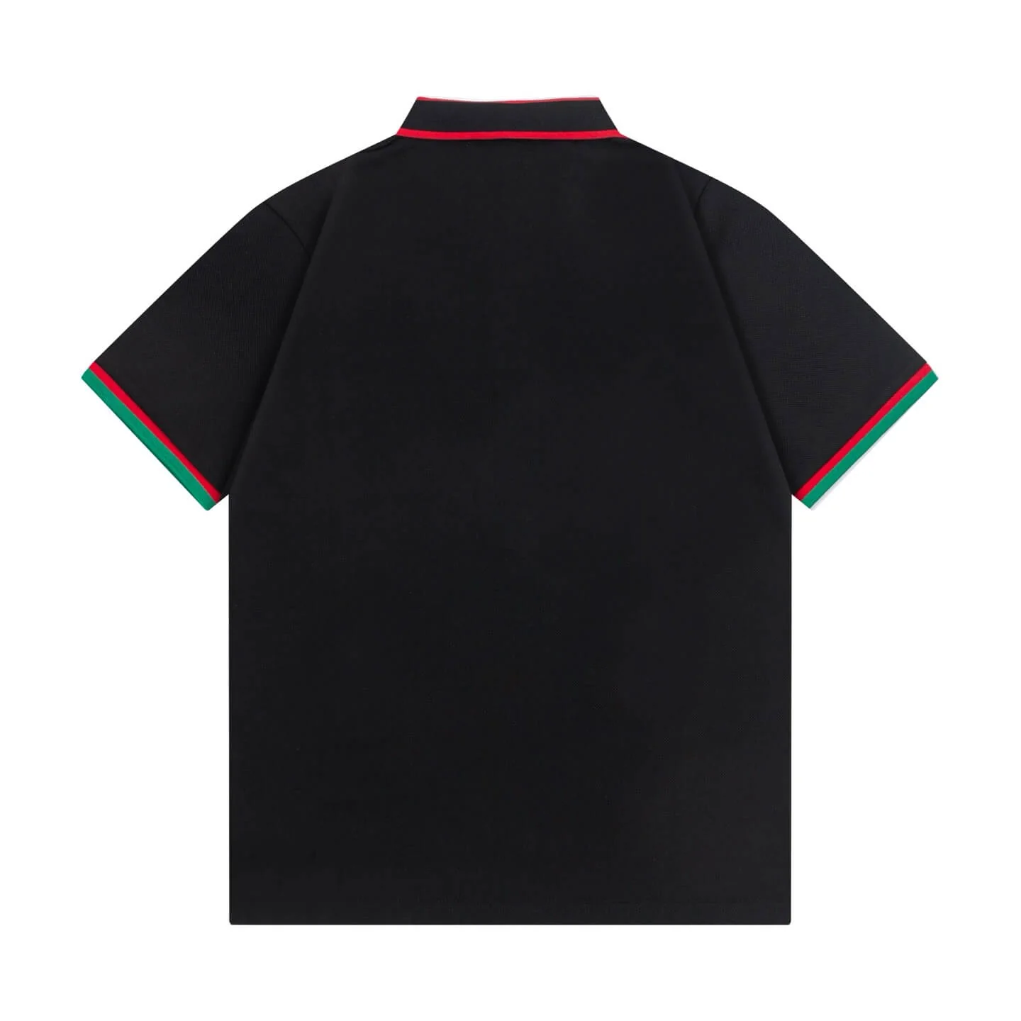 Two-Tone Stripes Polo T Shirt