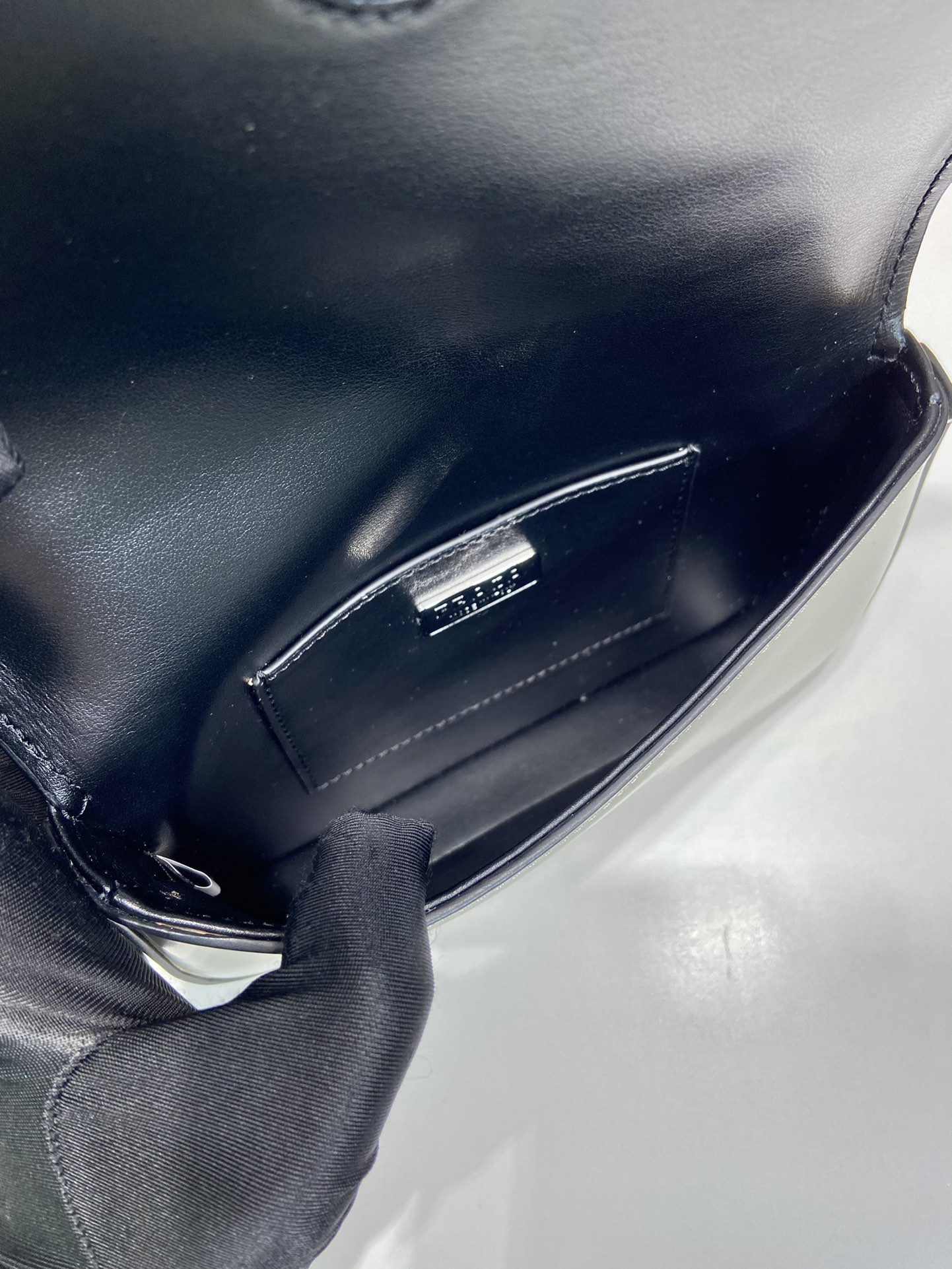 Pra*a Brushed Leather Mini-bag With Shoulder Strap Bag