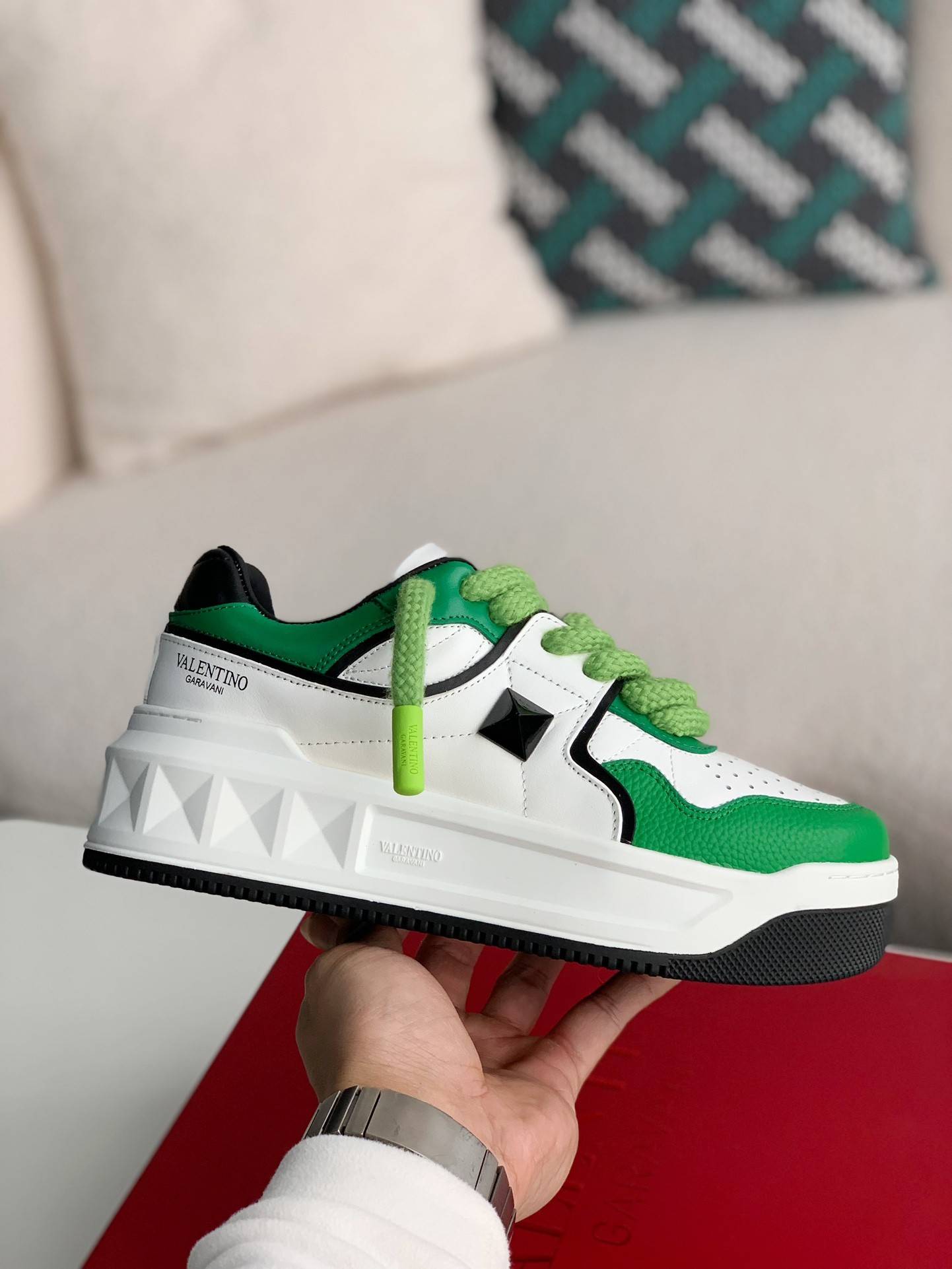 Va1e*ntin0 One Stud Sneakers