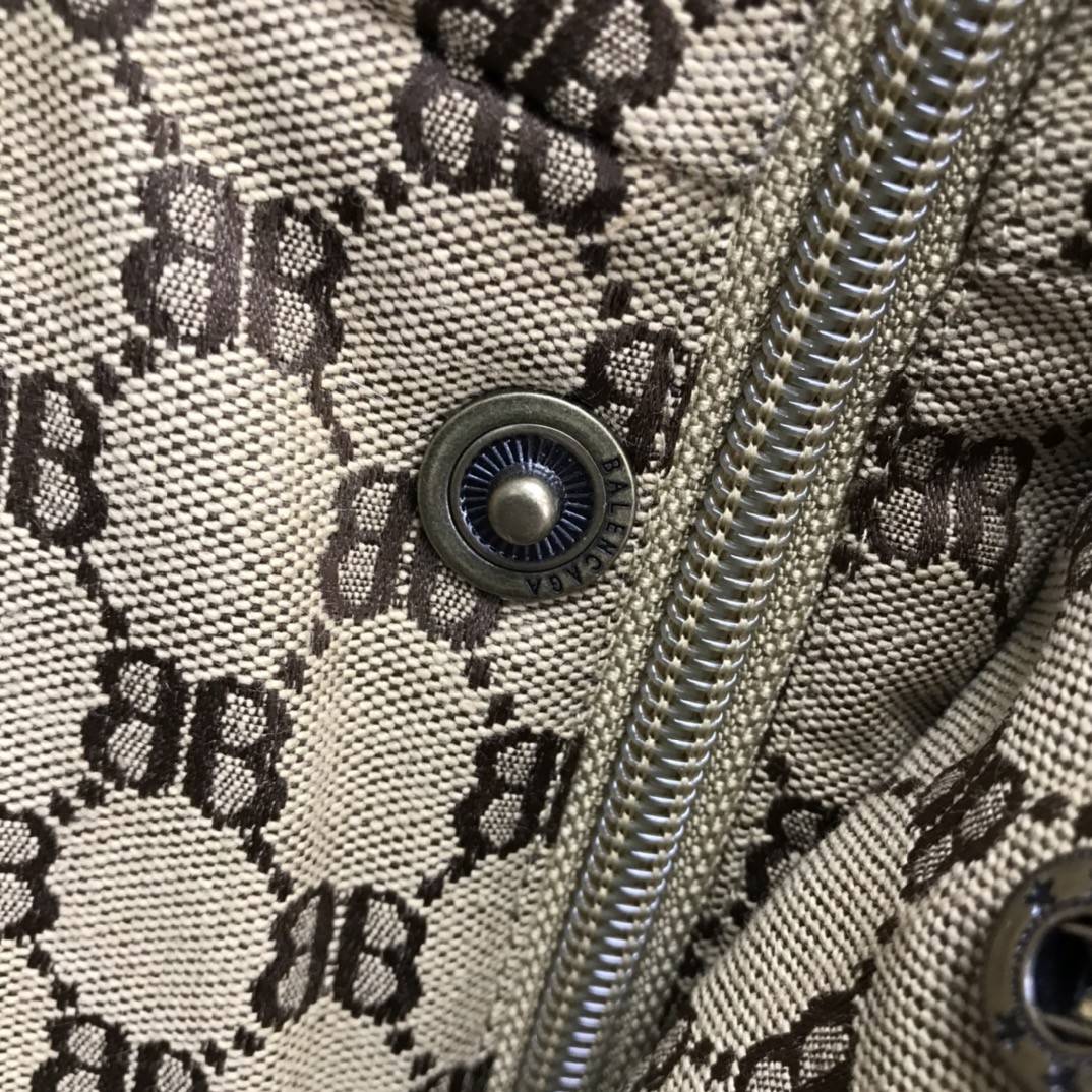 Ba1en*iaga all-over printed double B down jacket