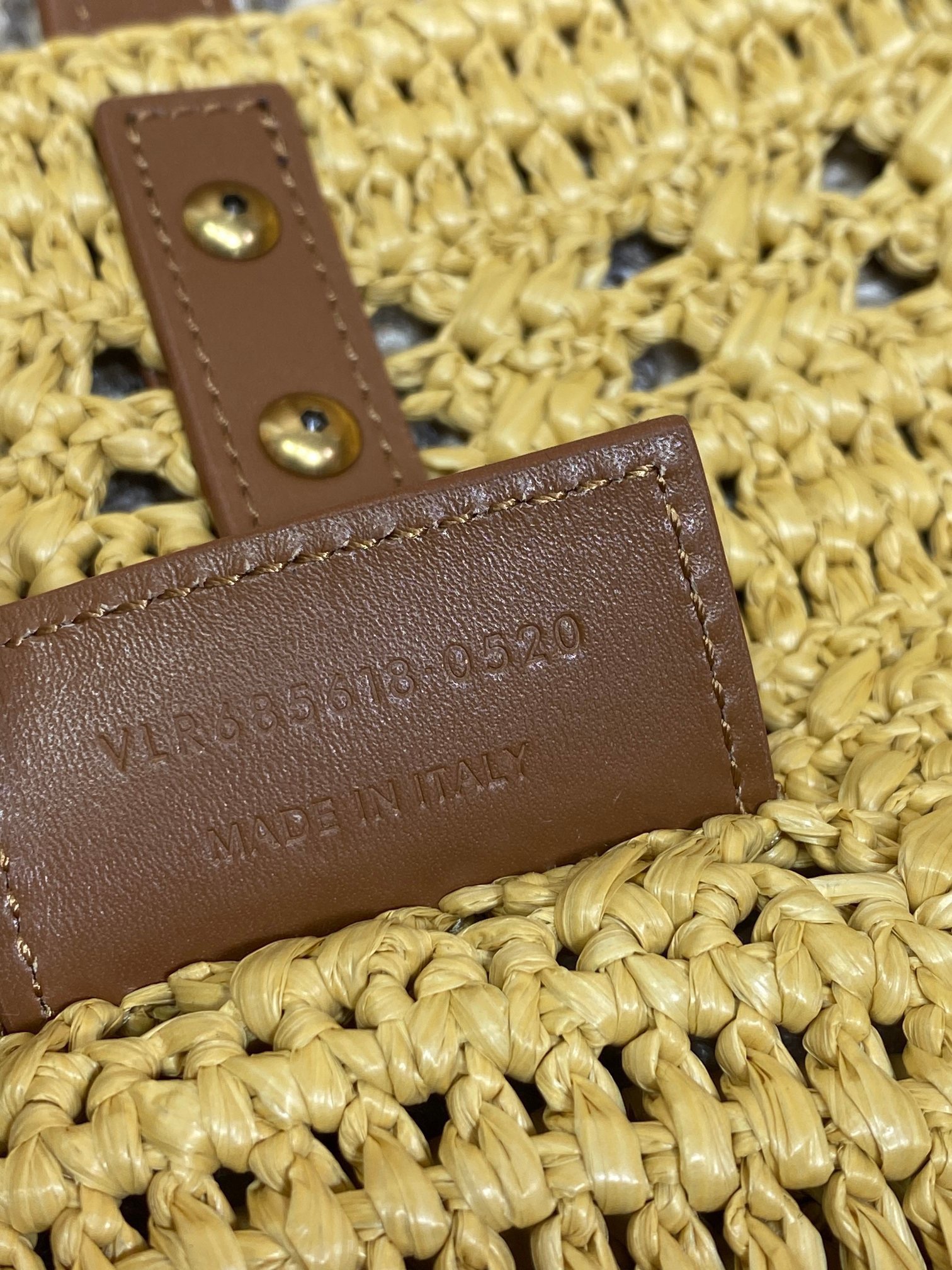 Y51 straw tote basket, pure handmade. 685618 Size: 55*31*28cm