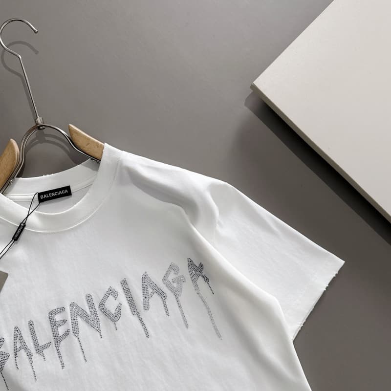 2025 New Front and Back Rhinestone T-Shirt