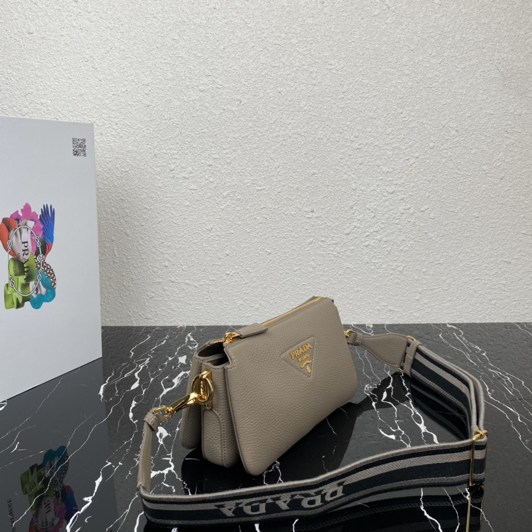 Pra*a Leather Shoulder Bag