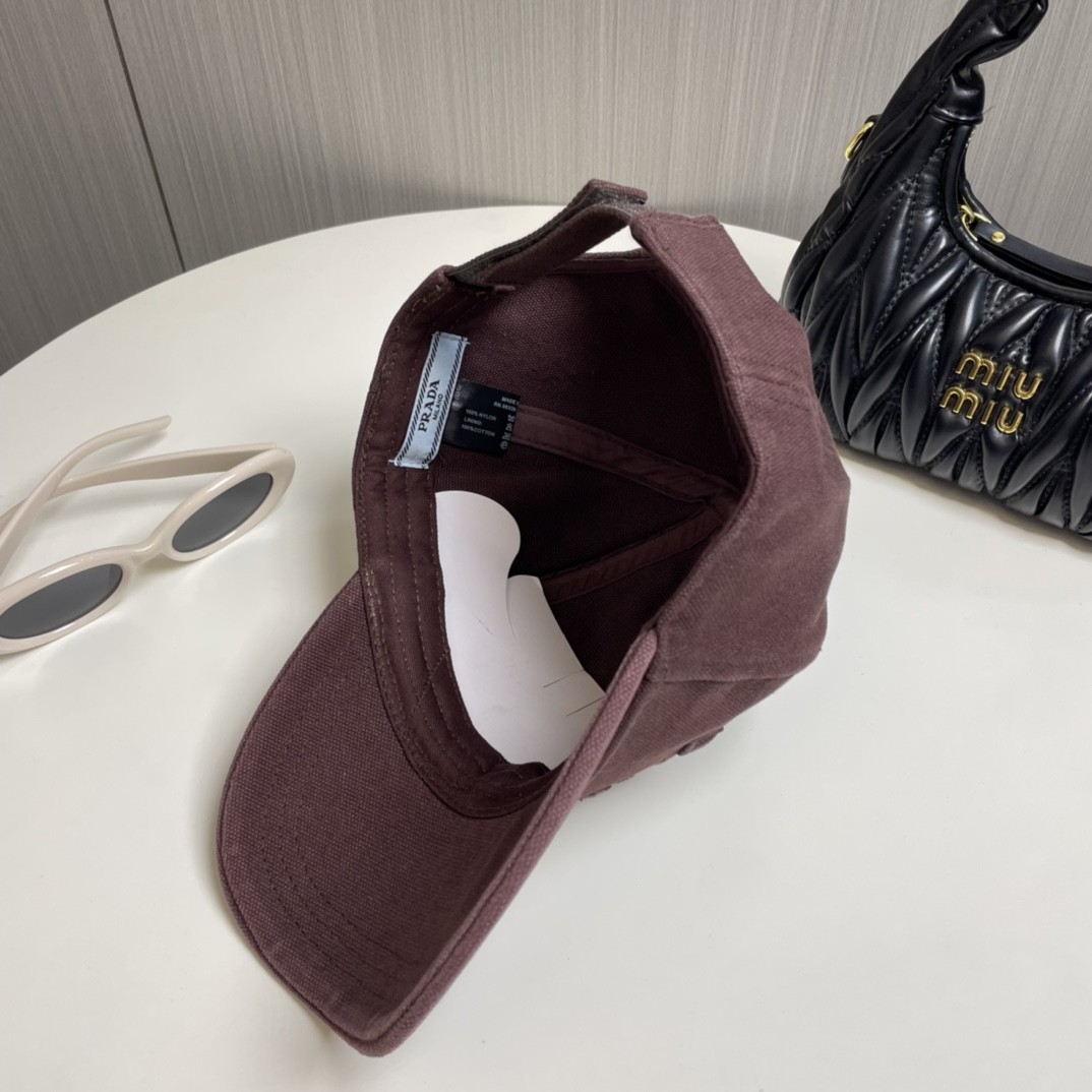 [#4805] Pra*a baseball cap peaked ca p hat